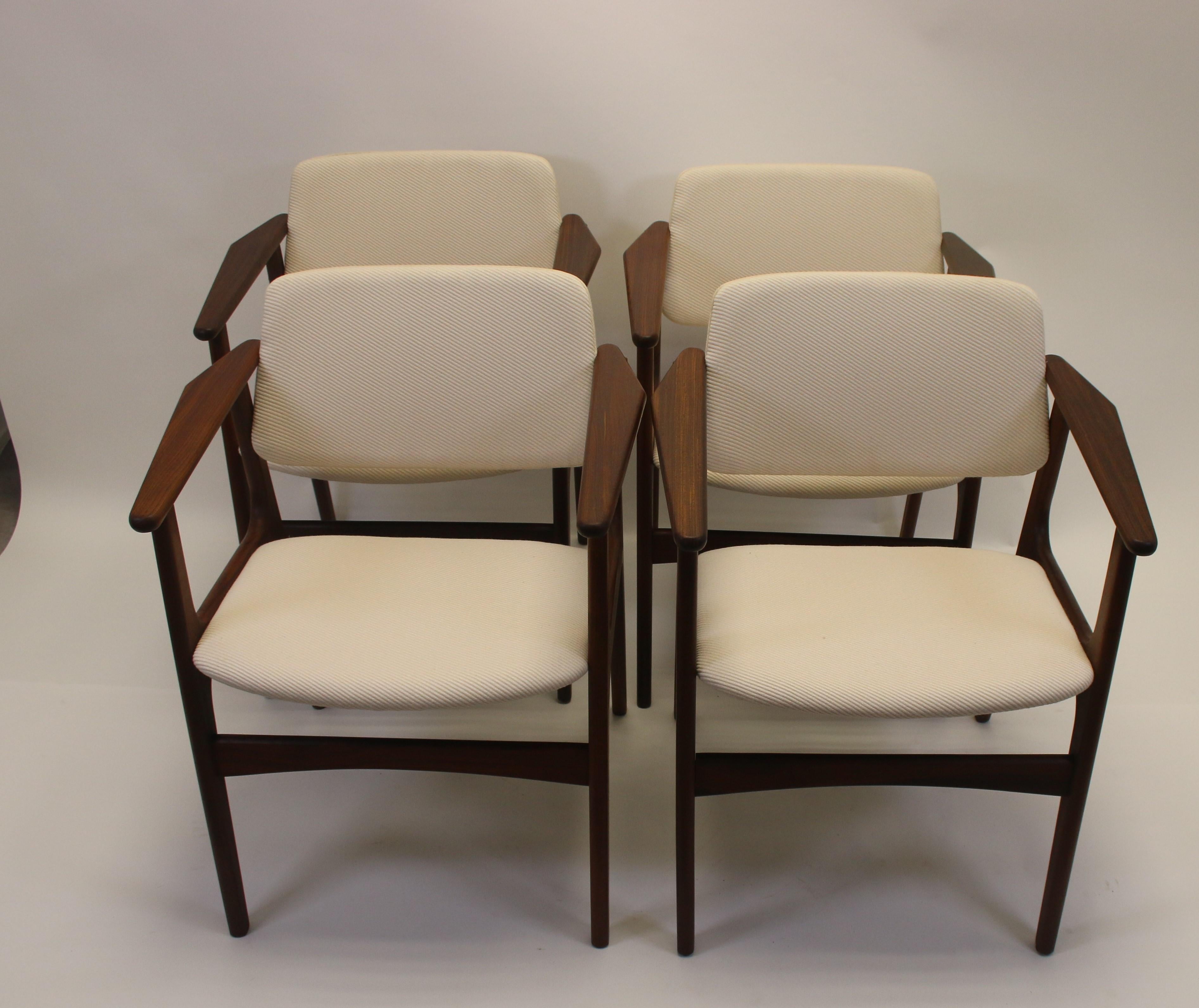 Arne Vodder Dining Room Chairs Set of 4 Denmark 60s 4