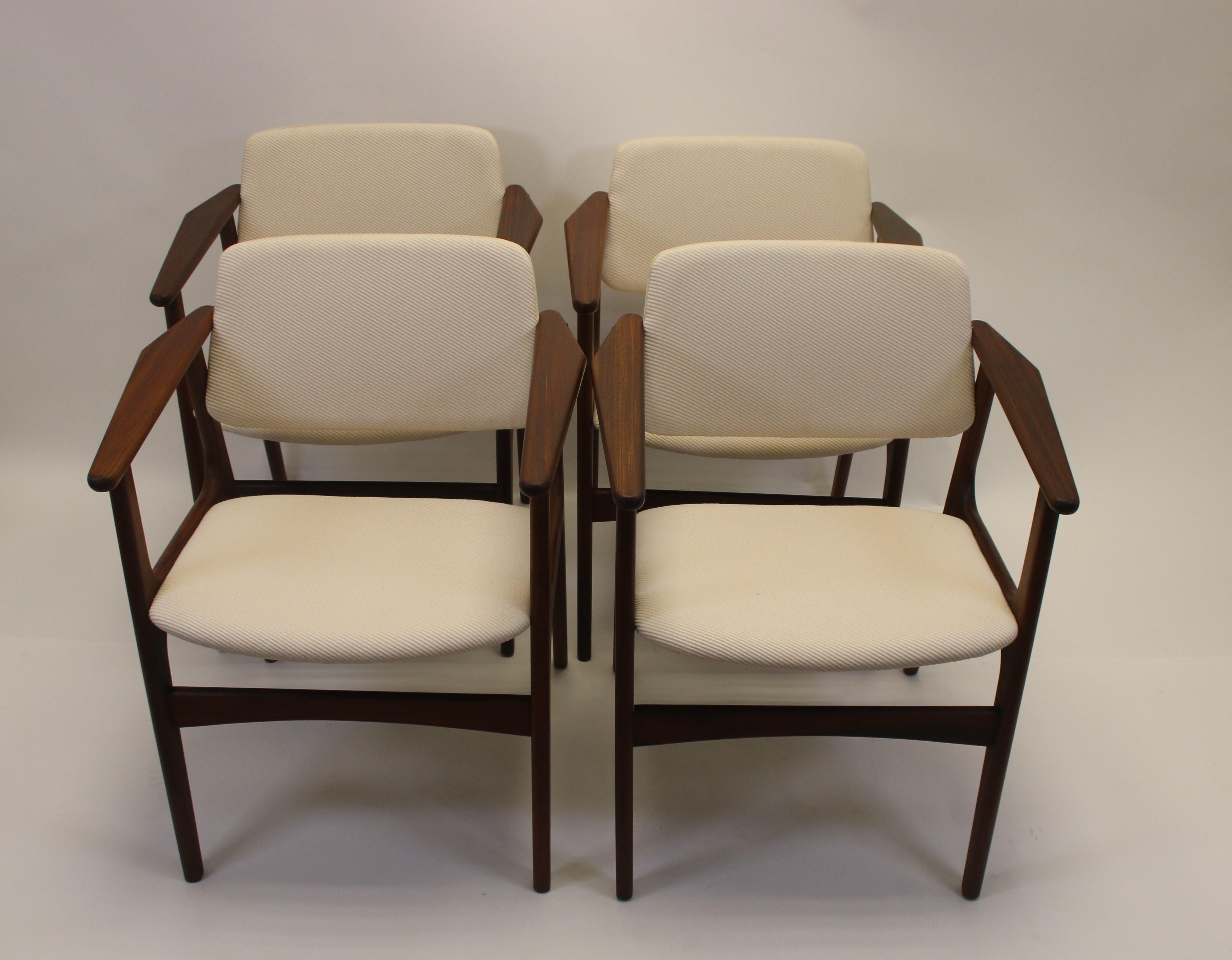 Arne Vodder Dining Room Chairs Set of 4 Denmark 60s 6