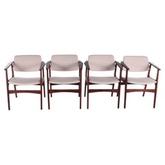 Vintage Arne Vodder Dining Room Chairs Set of 4 Denmark 60s