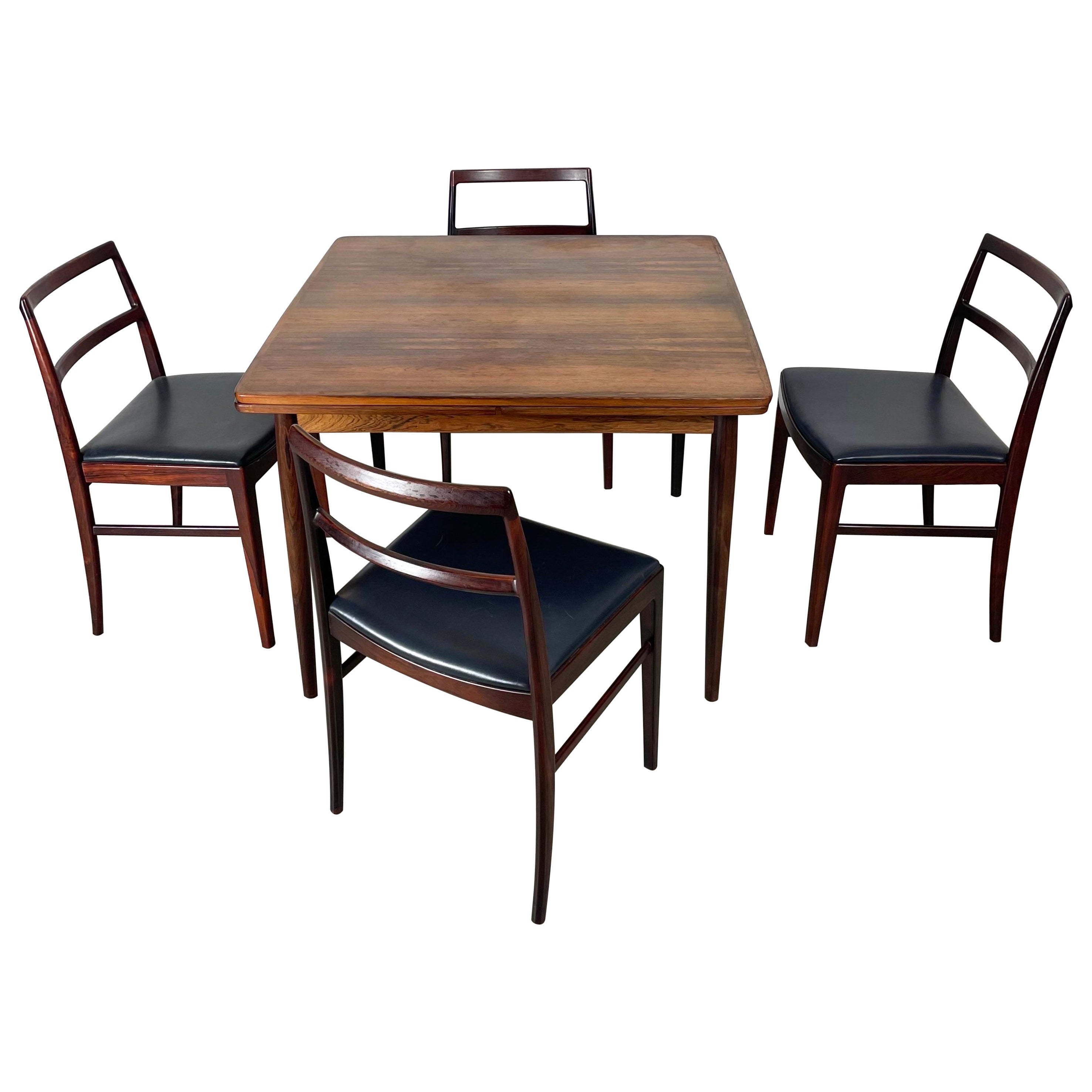Arne Vodder Dining Set in Palisander for Sibast 1950s For Sale