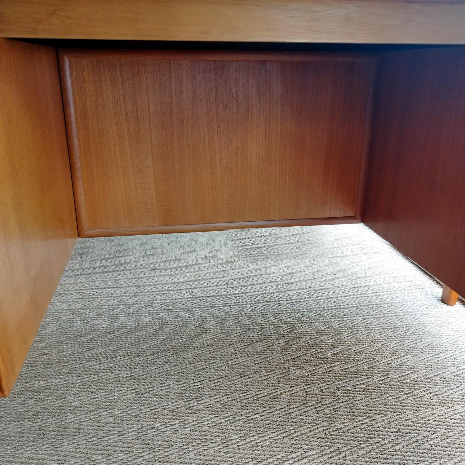 20th Century Arne Vodder double side teak desk, Sibast 1960 For Sale