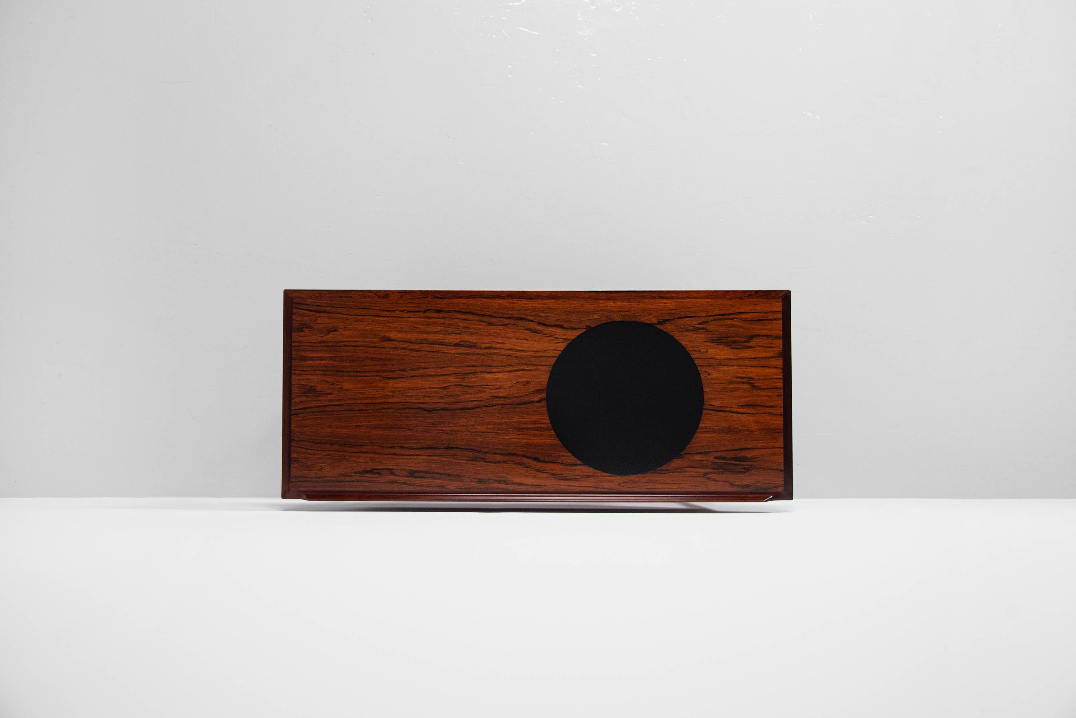 Rosewood Arne Vodder Drawer Console Table, Denmark, 1960