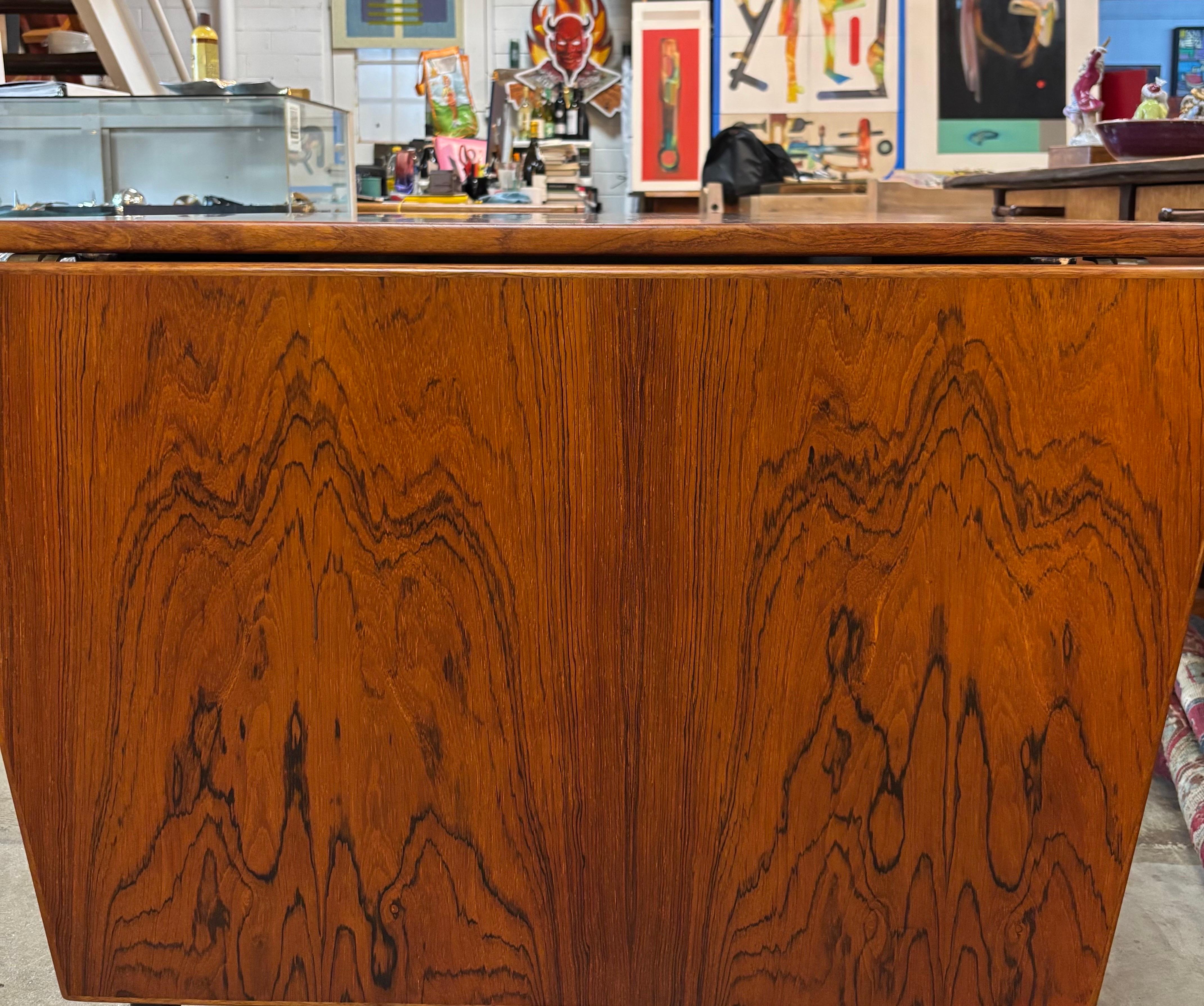 Scrivania in teak a ribalta di Arne Vodder In condizioni buone in vendita a San Antonio, TX