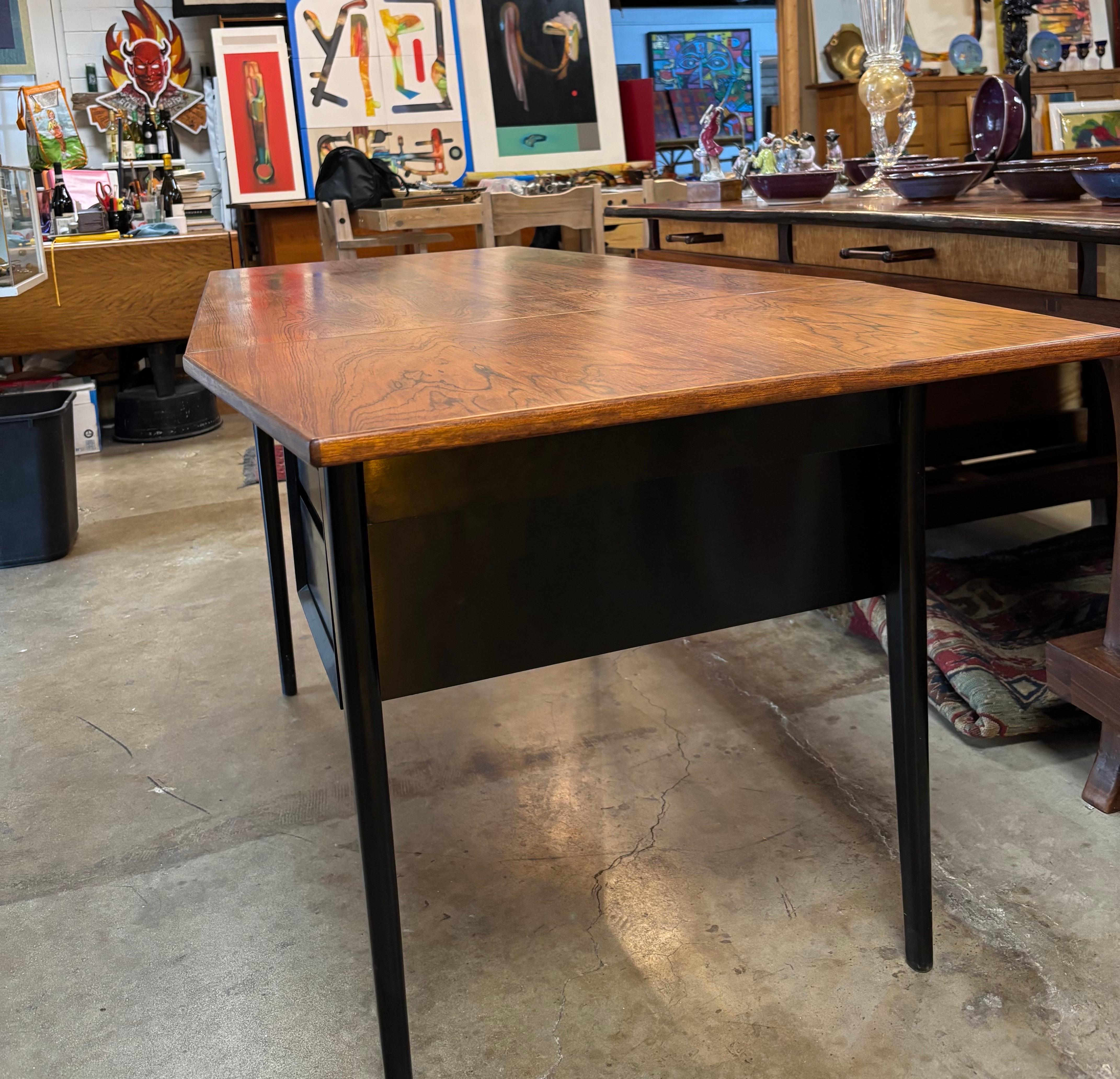 XX secolo Scrivania in teak a ribalta di Arne Vodder in vendita