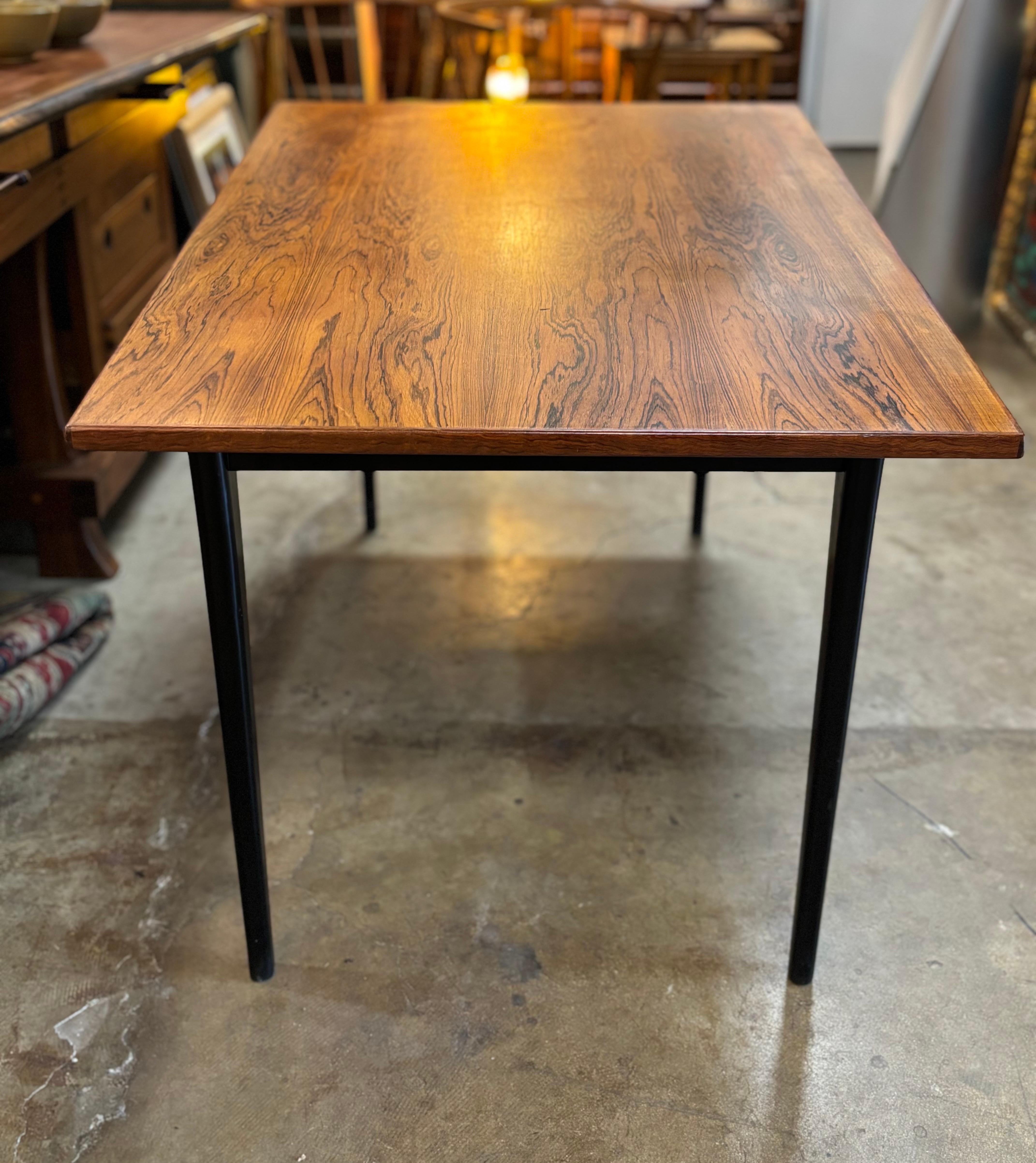 Scrivania in teak a ribalta di Arne Vodder in vendita 1