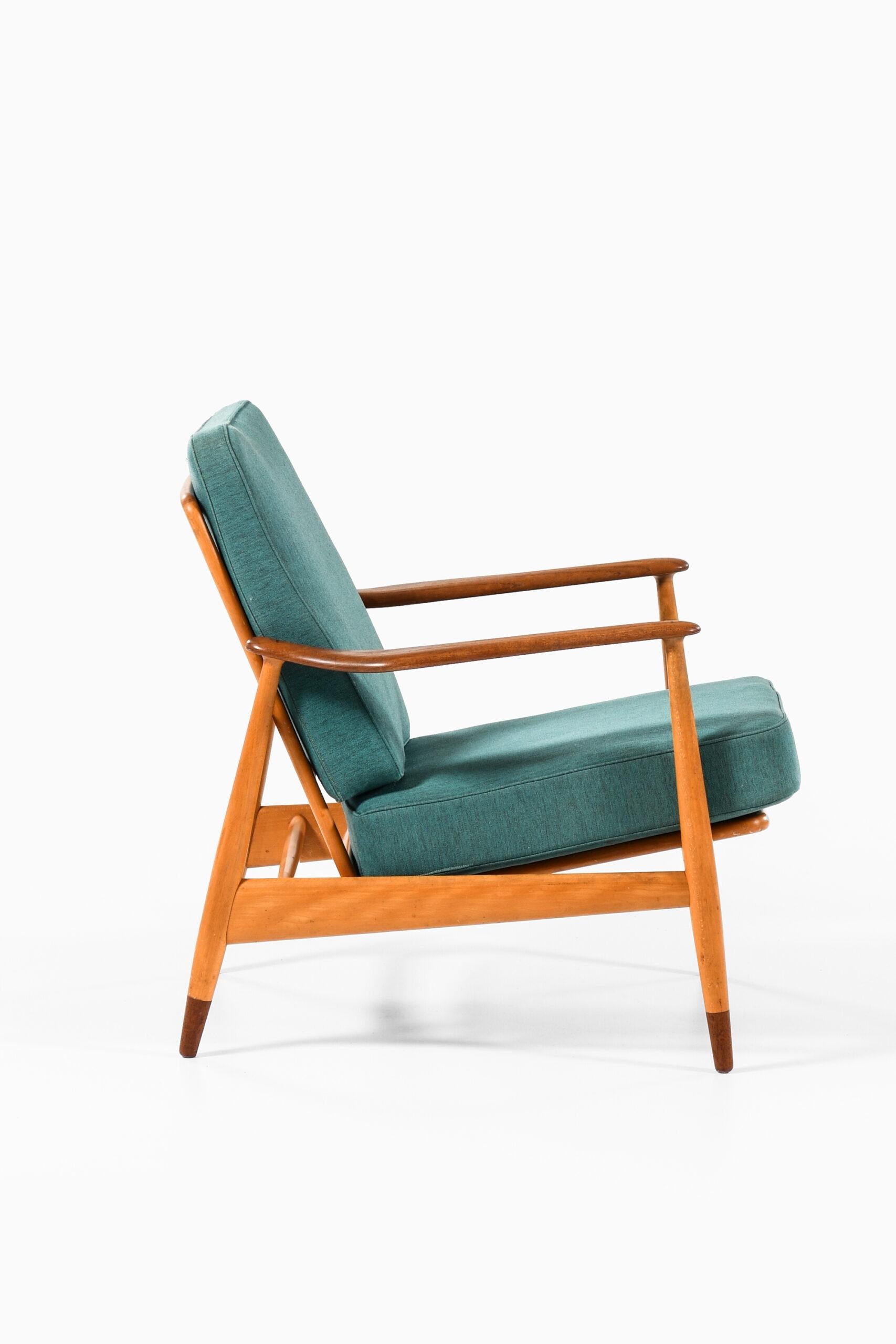Arne Vodder Easy Chair Model 161 Produced by France & Daverkosen in Denmark In Good Condition In Limhamn, Skåne län