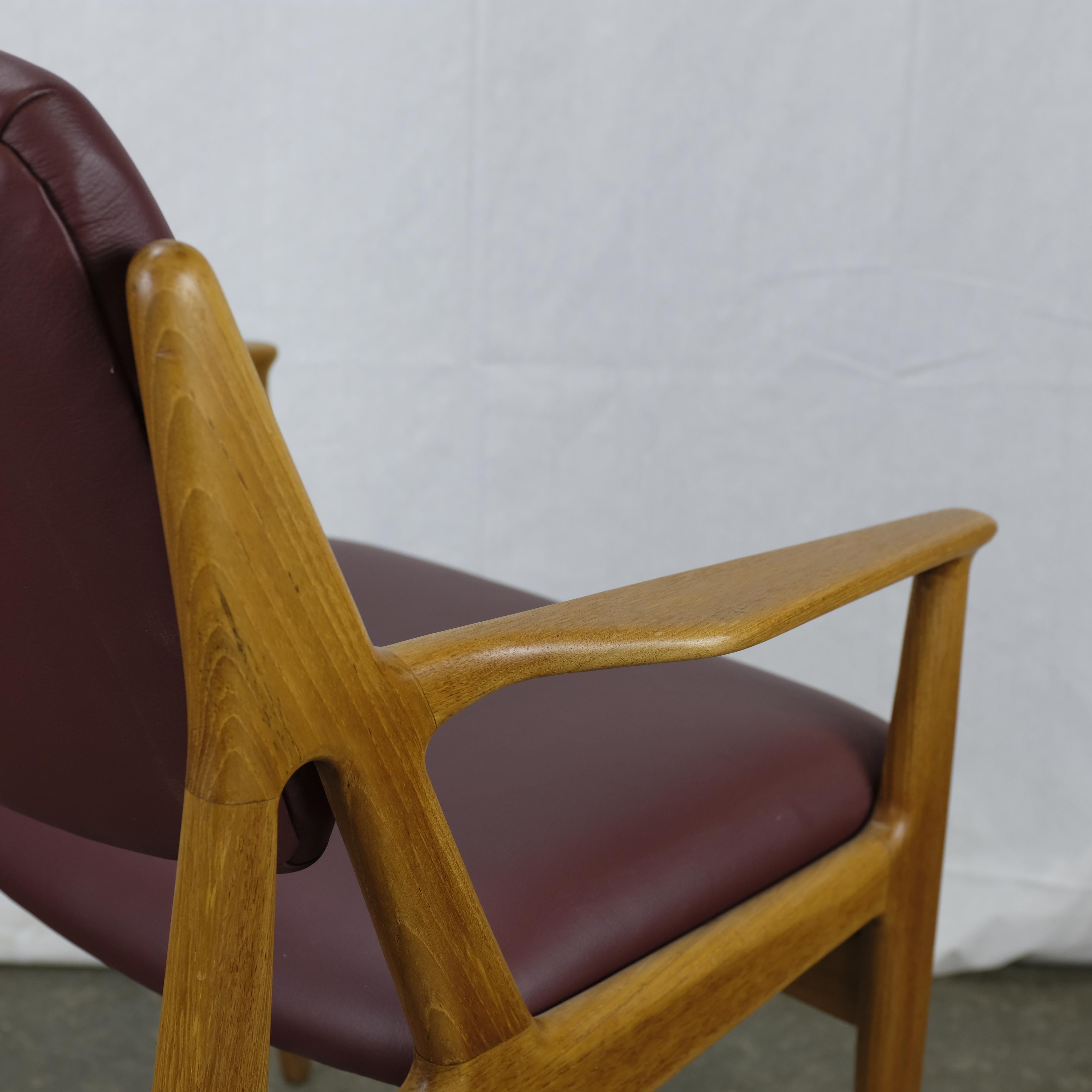 Arne Vodder 'Ellen' Armchair in Teak by Vamø For Sale 1