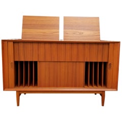 Retro Arne Vodder Entertainment, Music Cabinet, Credenza