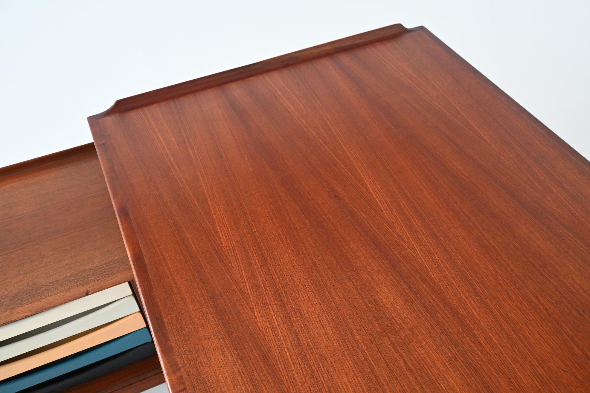 Arne Vodder executive desk and return in teak Sibast Denmark 1960 10