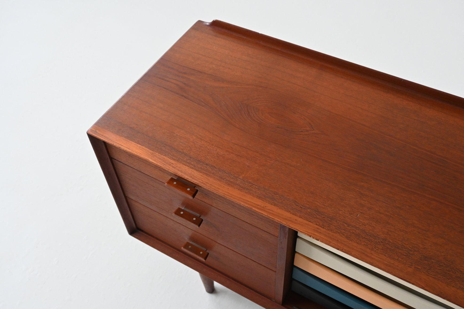 Arne Vodder executive desk and return in teak Sibast Denmark 1960 11