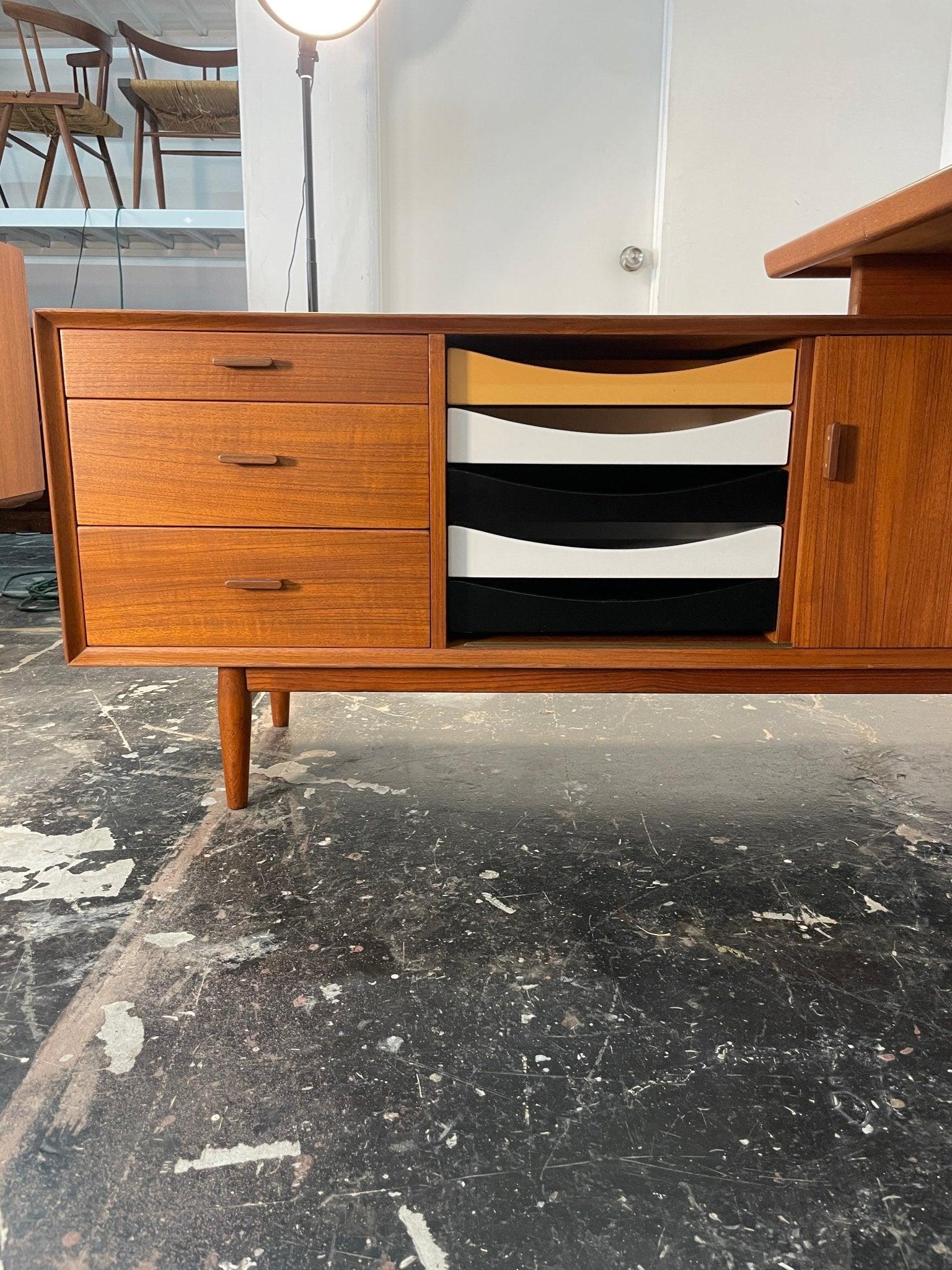 Teak Arne Vodder Executive Desk for Sibast Furniture
