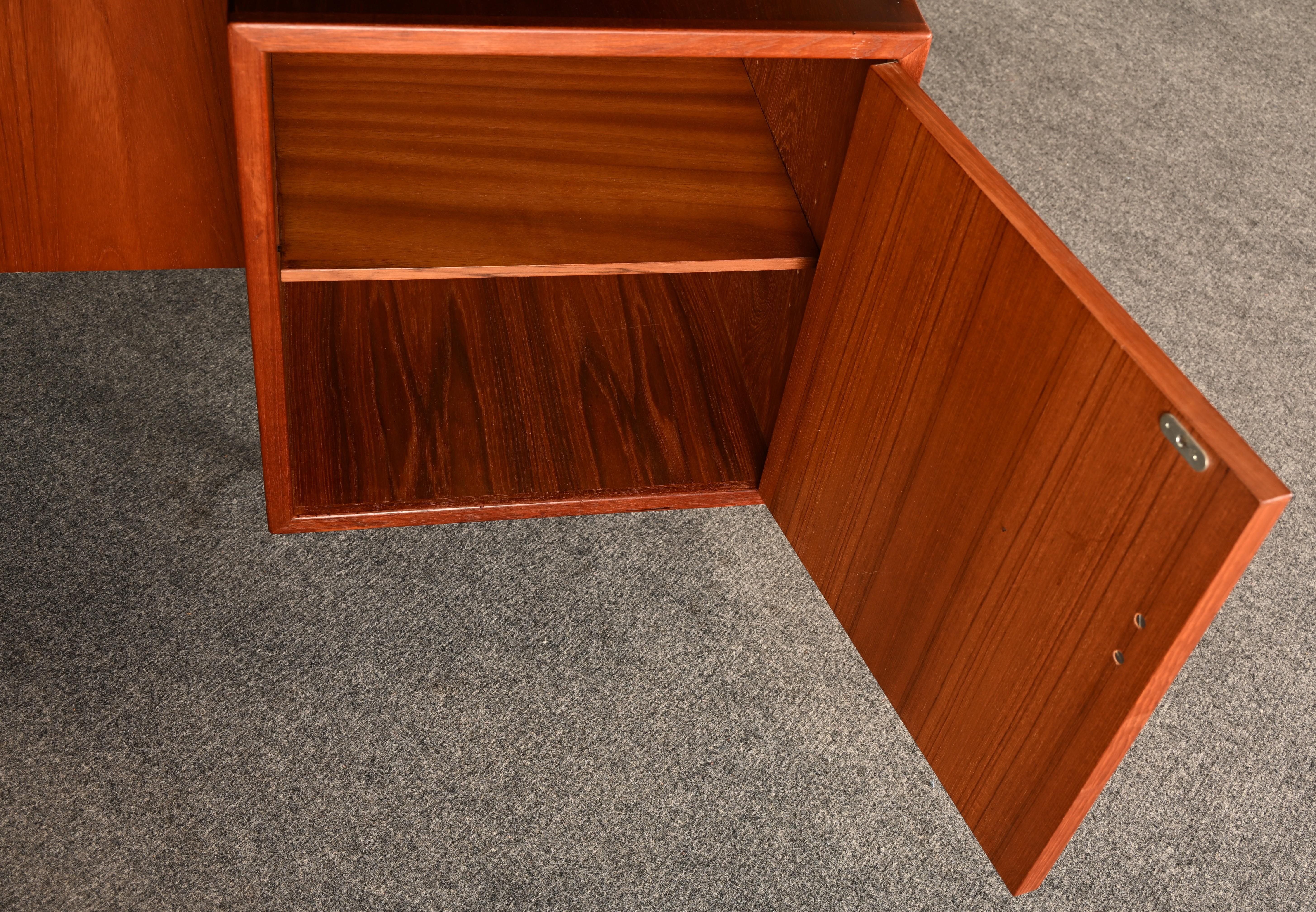 Scrivania direzionale in teak di Arne Vodder per Sibast, 1958 in vendita 12