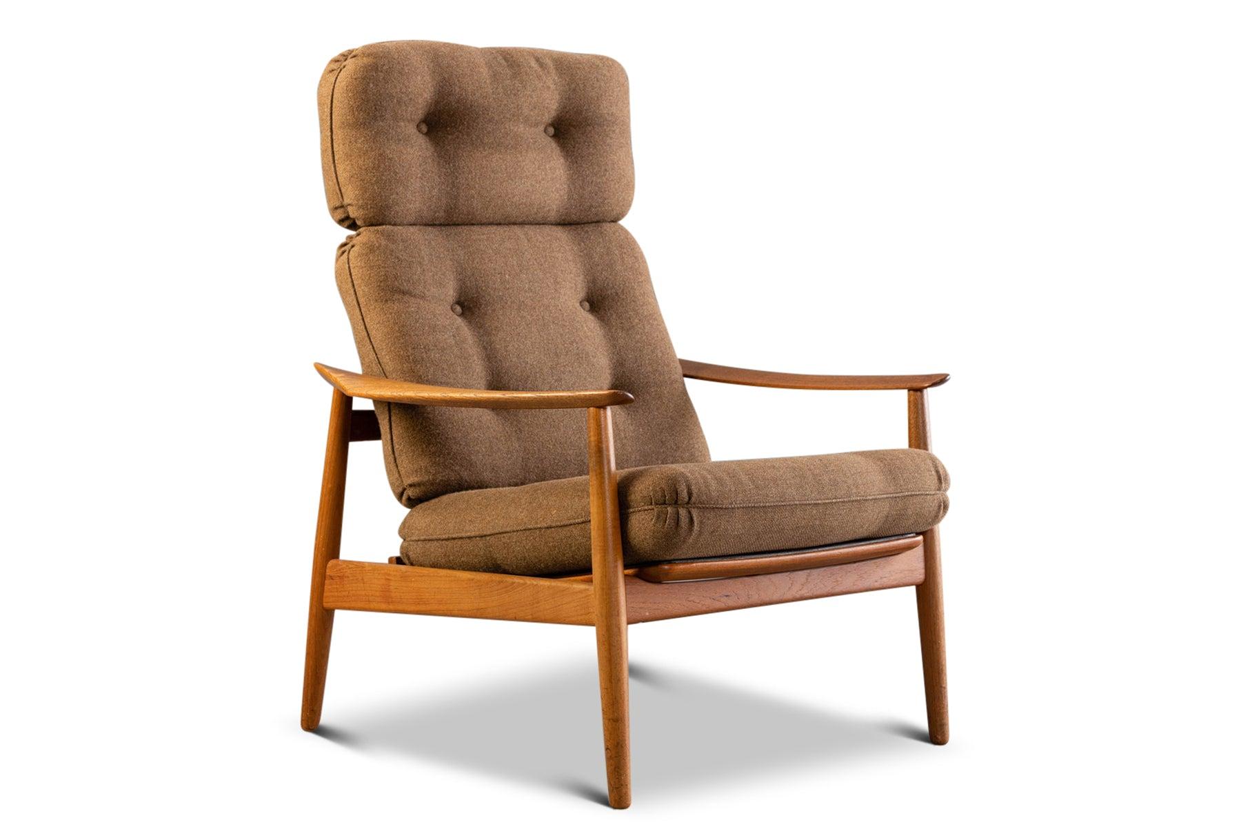 Arne Vodder Fd 165 Highback Lounge Chair in Teak 2