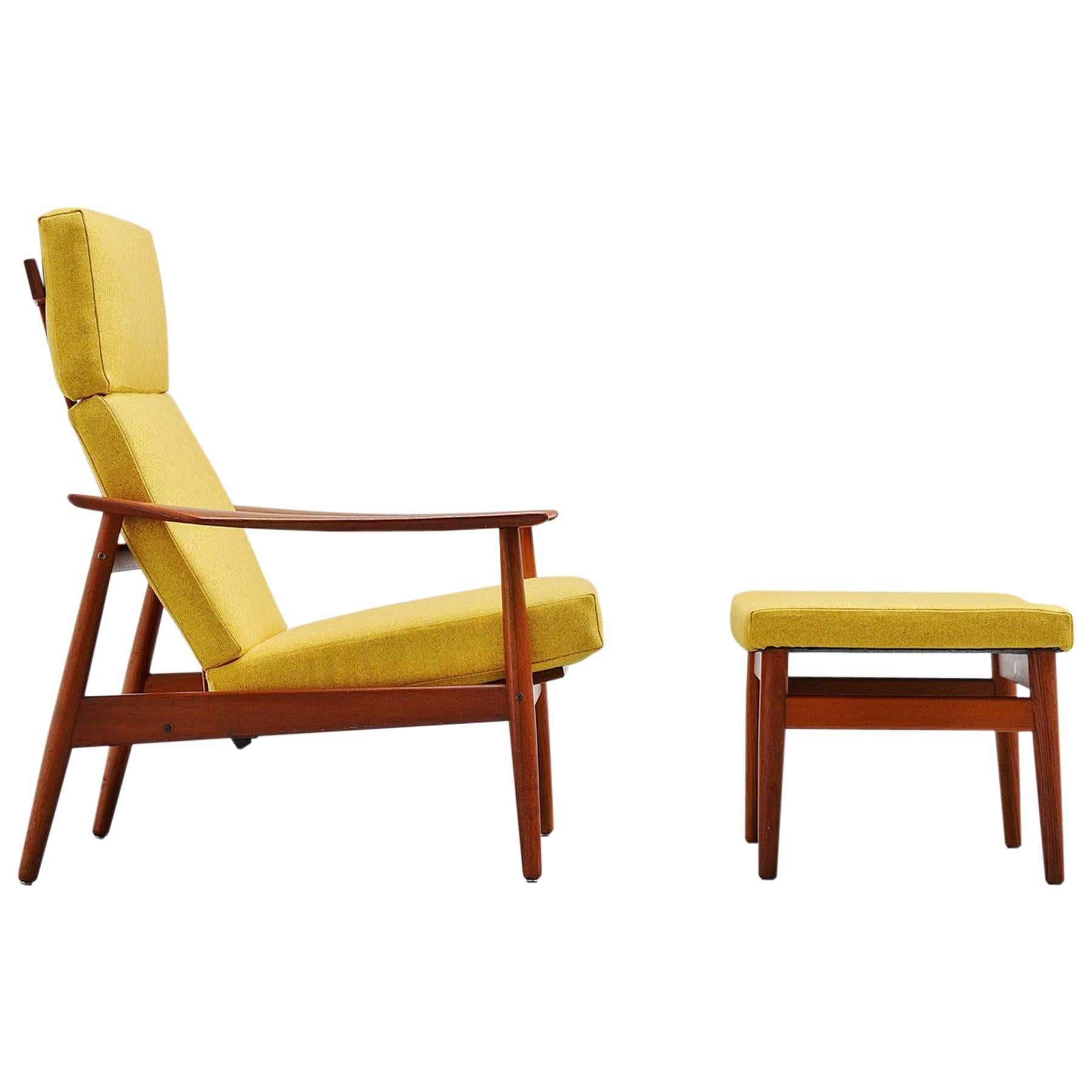 Arne Vodder FD164 Adjustable Lounge Chair France & Son 1962