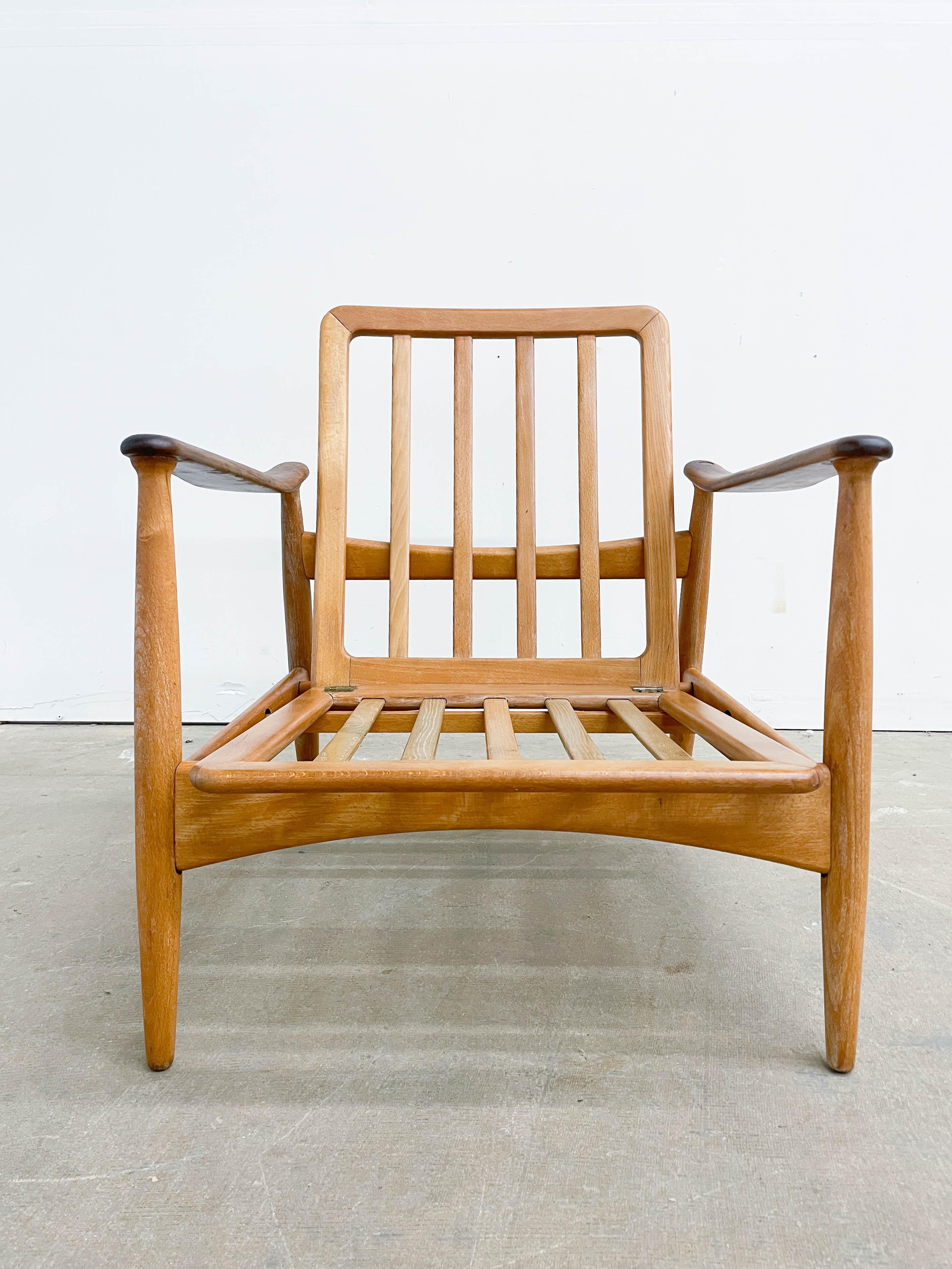 Danish Arne Vodder for Bovirke Adjustable Lounge Chair