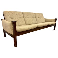 Arne Vodder for Cado Furniture Denmark Signed Three-Seat Danish Modern Sofa