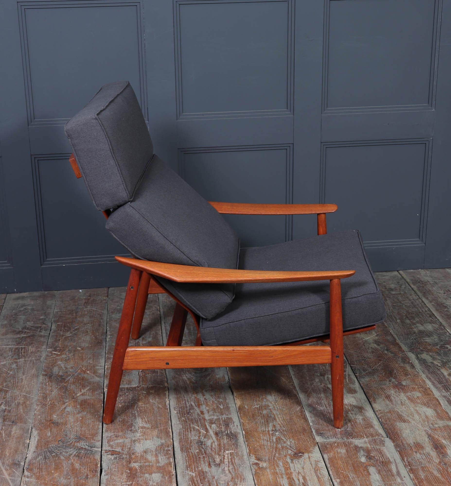 Arne Vodder para France & Søn FD 164 Silla de salón Teca en venta