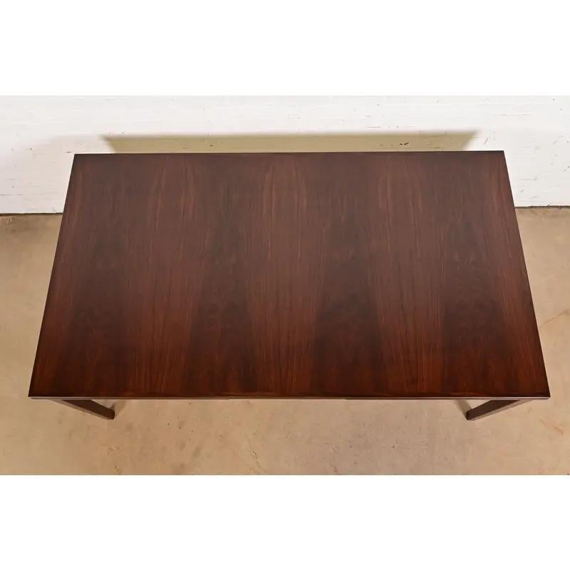 Arne Vodder for H. Sigh & Son's Extension Dining Table, Newly Refinished For Sale 4