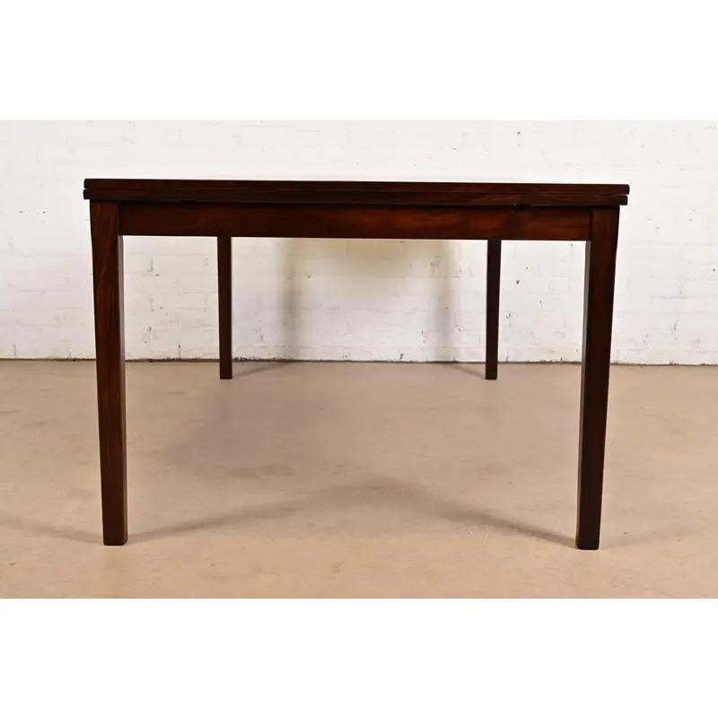 Arne Vodder for H. Sigh & Son's Extension Dining Table, Newly Refinished For Sale 7