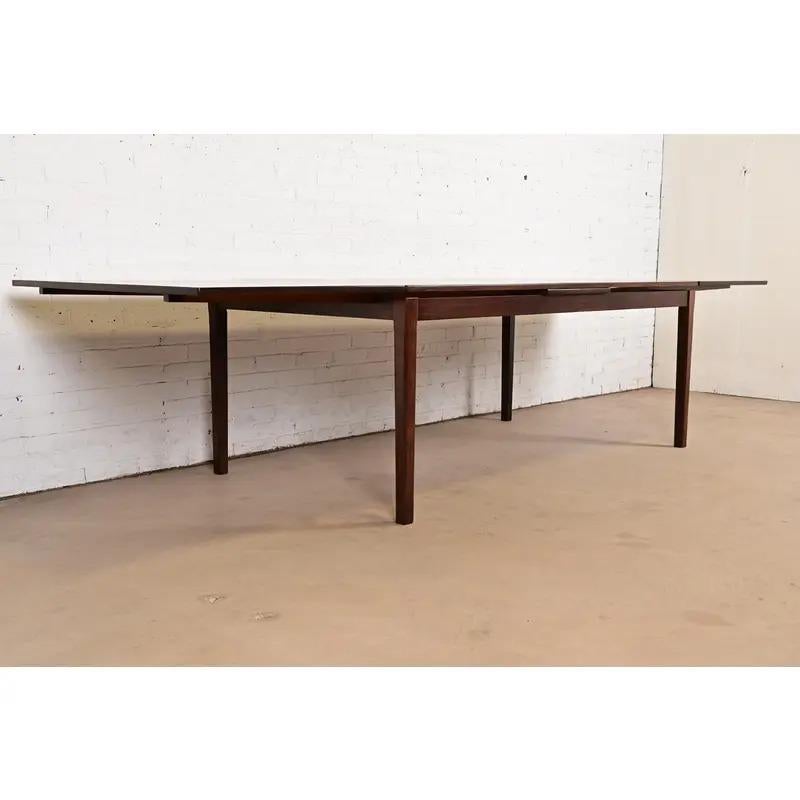 Mid-20th Century Arne Vodder for H. Sigh & Son's Extension Dining Table, Newly Refinished For Sale