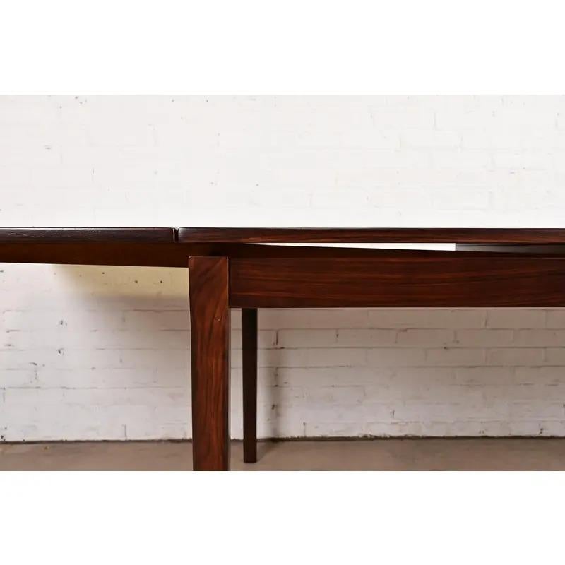 Arne Vodder for H. Sigh & Son's Extension Dining Table, Newly Refinished For Sale 1