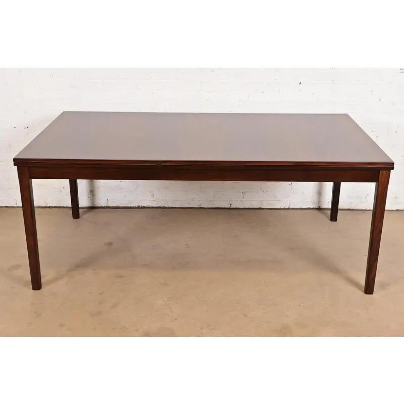 Arne Vodder for H. Sigh & Son's Extension Dining Table, Newly Refinished For Sale 2