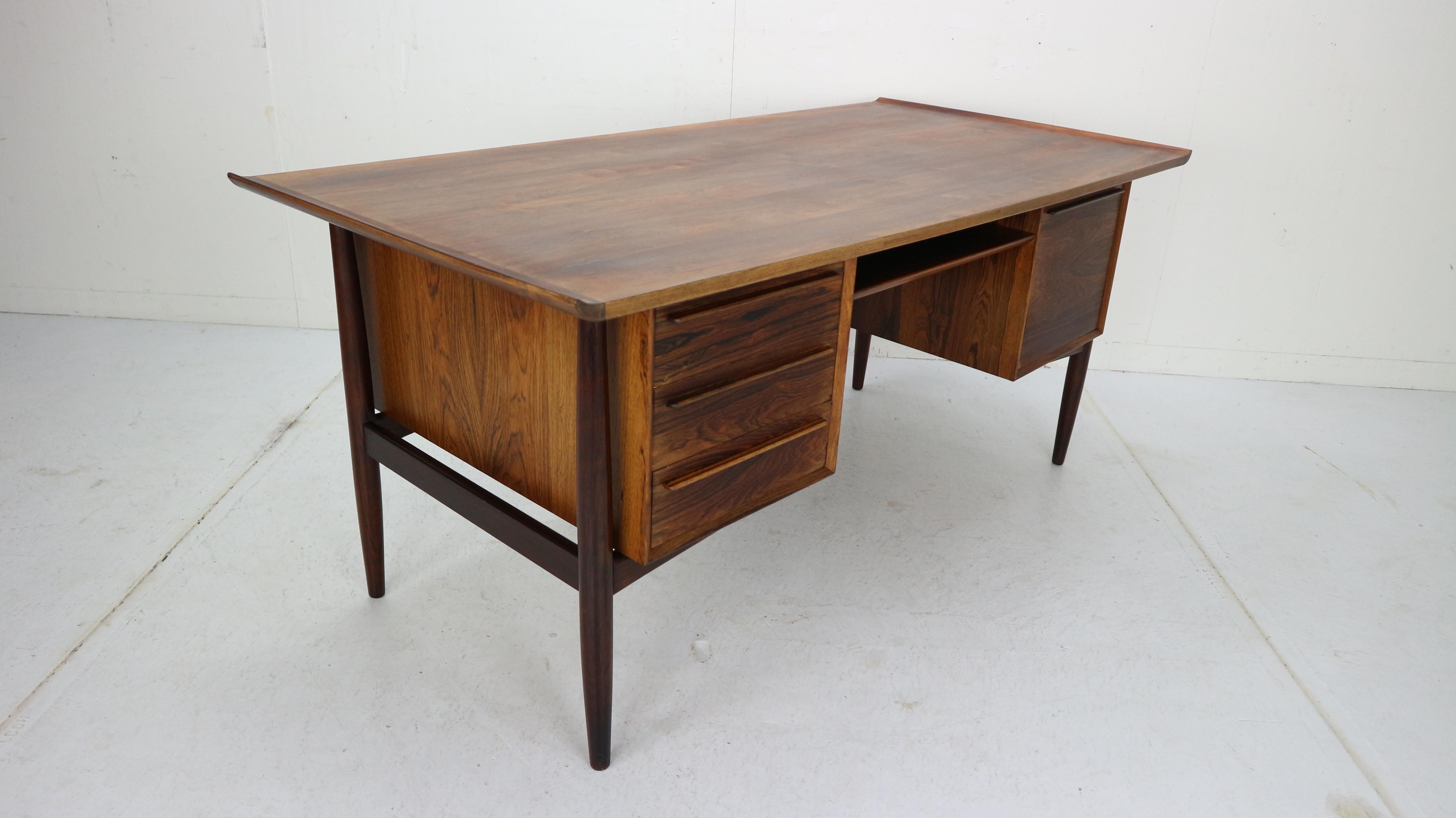 Mid-20th Century Arne Vodder for H.P. Hansen's Desk, Writing Table, 1960s, Denmark