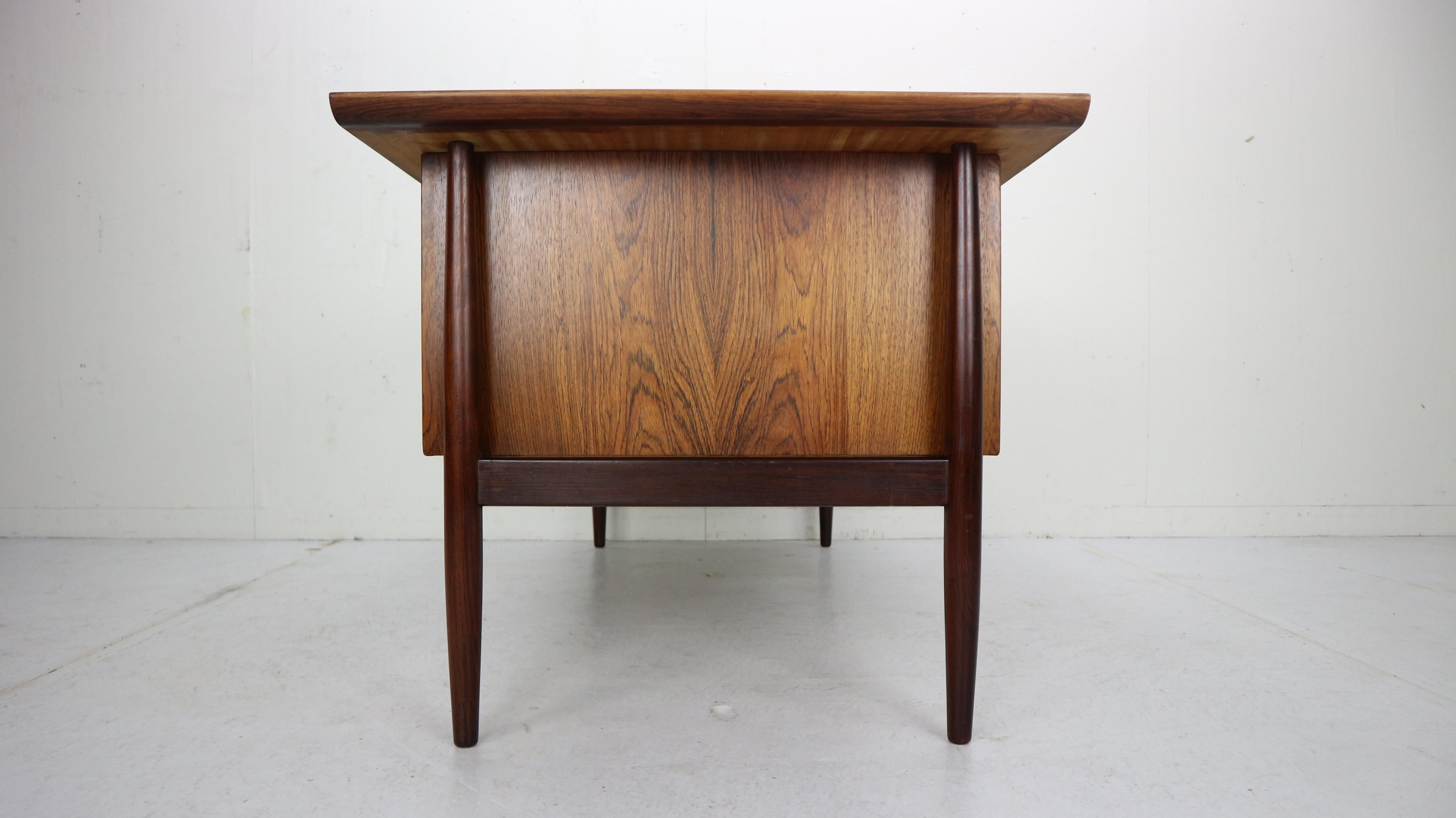 Arne Vodder for H.P. Hansen's Desk, Writing Table, 1960s, Denmark 1