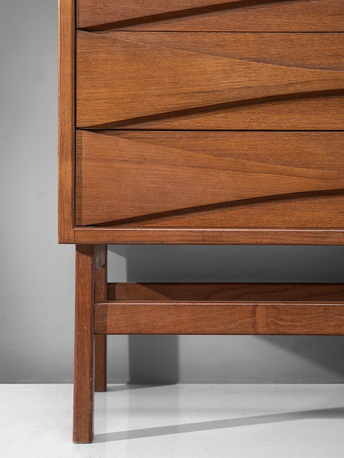 Mid-Century Modern Arne Vodder for NC Møbler Chest of Drawers in Teak