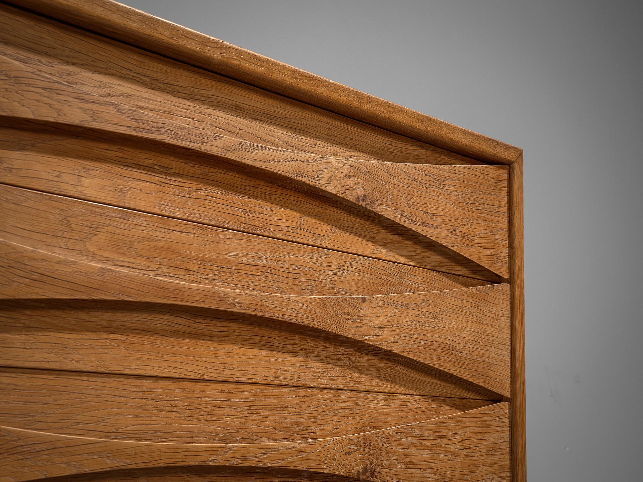 Mid-20th Century Arne Vodder for NC Møbler Tall Chest of Drawers in Oak