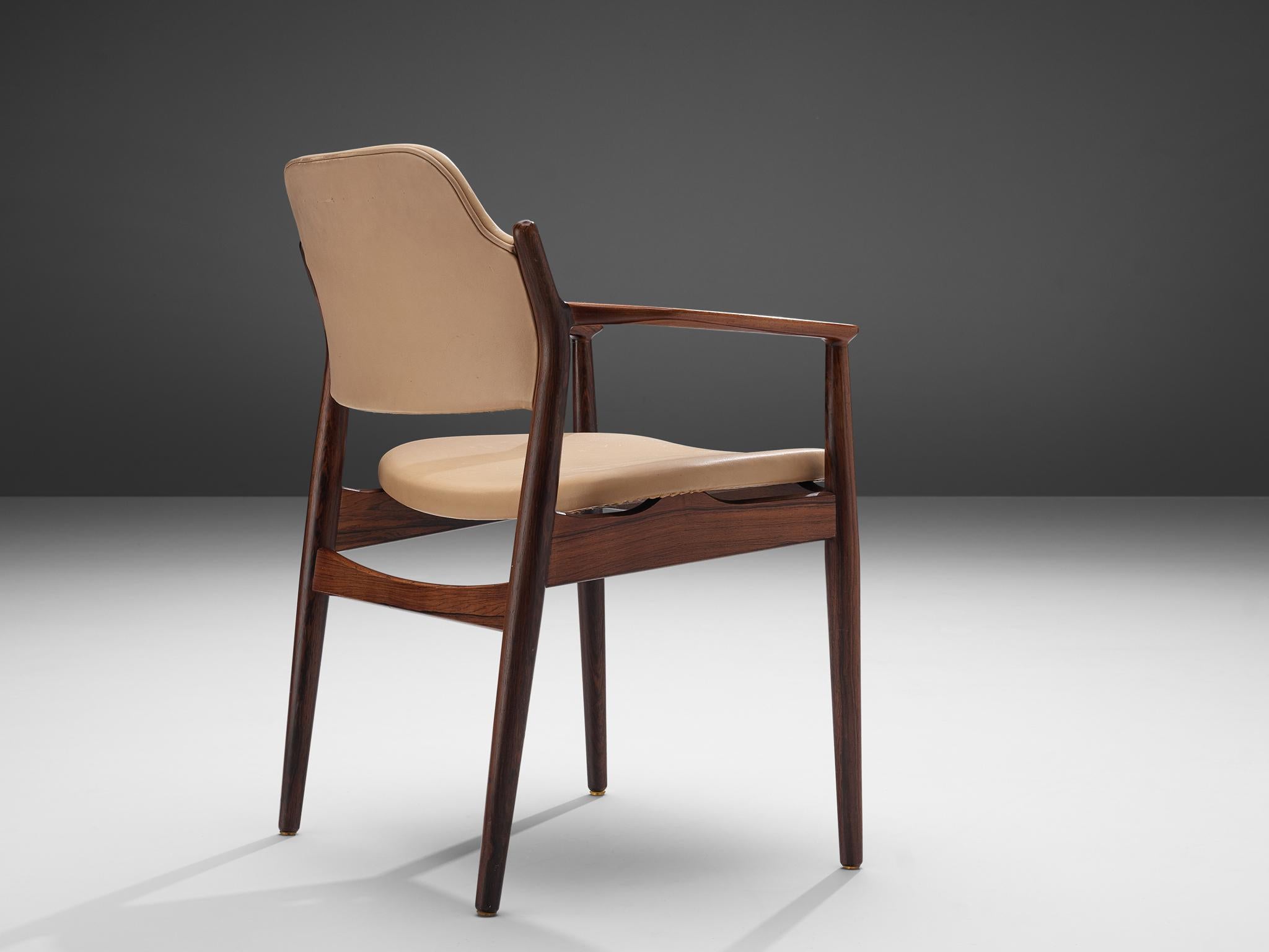 Mid-20th Century Arne Vodder for Sibast Armchair in Rosewood