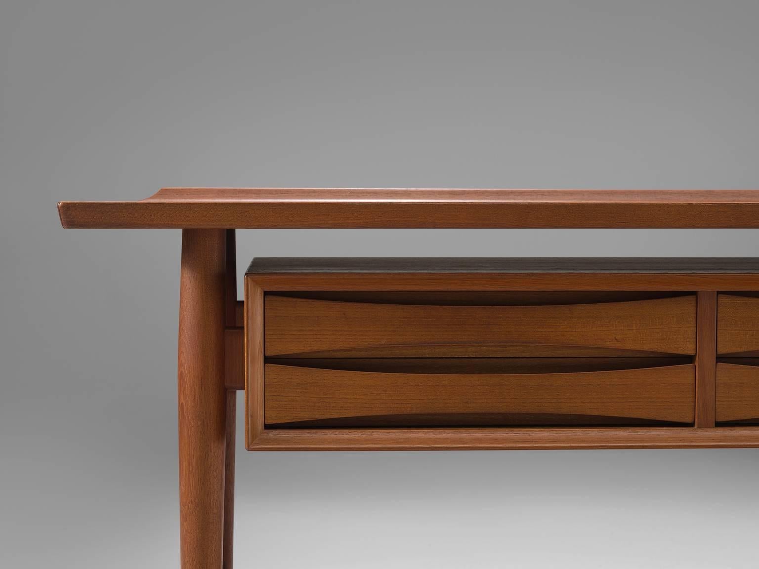 Teak Arne Vodder for Sibast Console Table, circa 1960