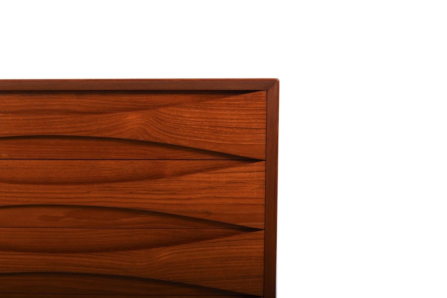 Scandinave moderne Commode en teck Arne Vodder pour Sibast des années 1960 en vente