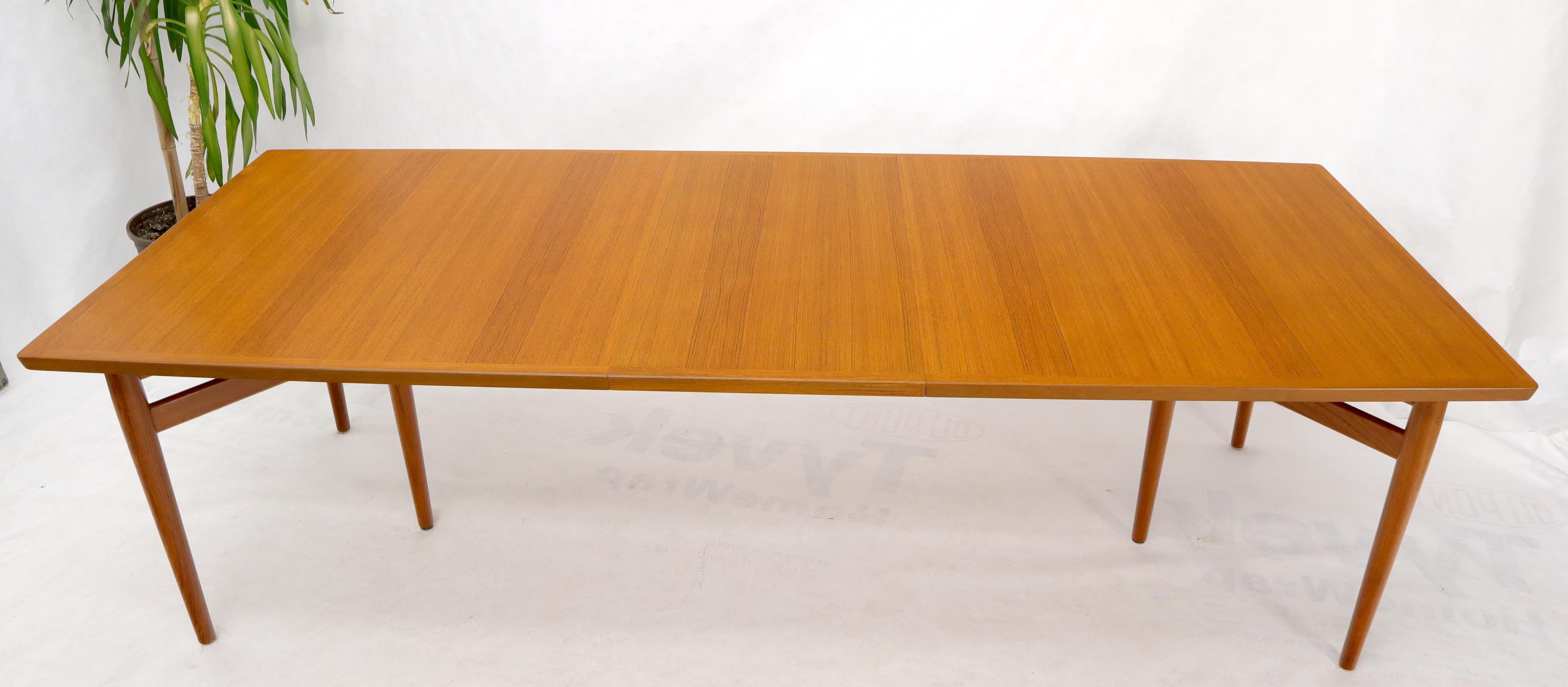 Arne Vodder for Sibast Large Oversize Dining Conference Table Extensions For Sale 1