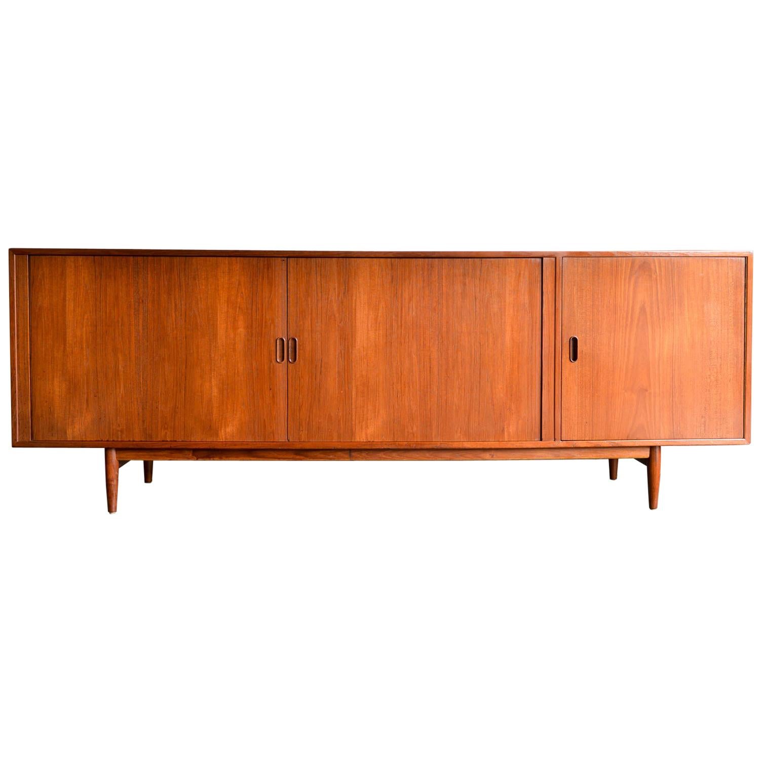 Arne Vodder for Sibast Large Tambour Door Credenza, circa 1960