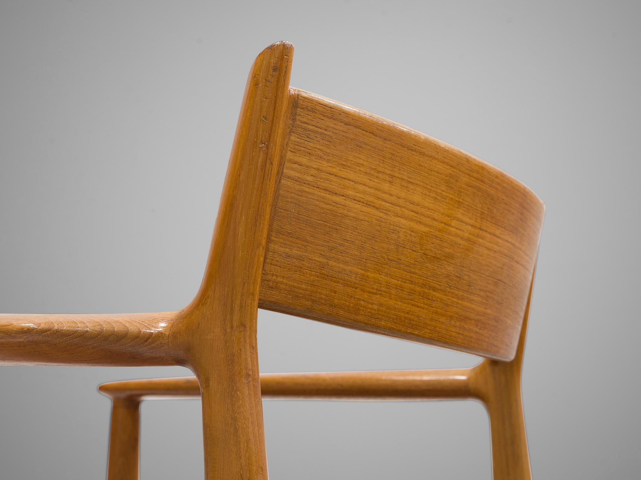 Danish Arne Vodder for Sibast Møbler Set of Six Dining Chairs in Teak 