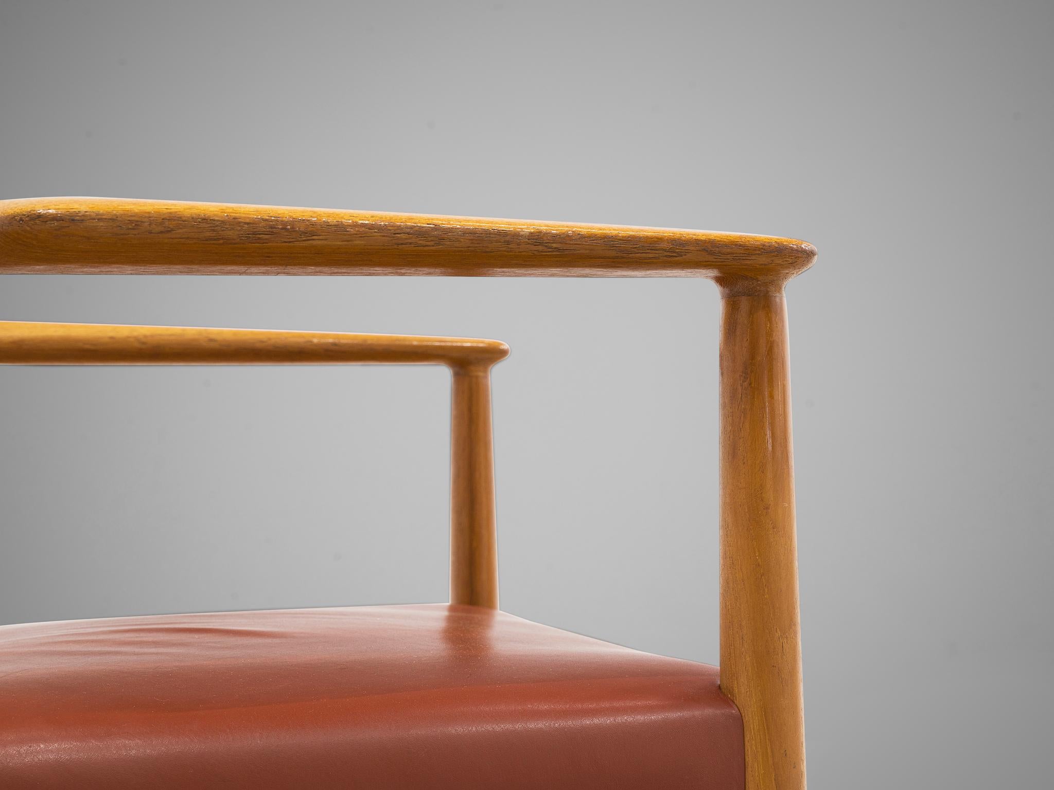 Mid-20th Century Arne Vodder for Sibast Møbler Set of Six Dining Chairs in Teak 