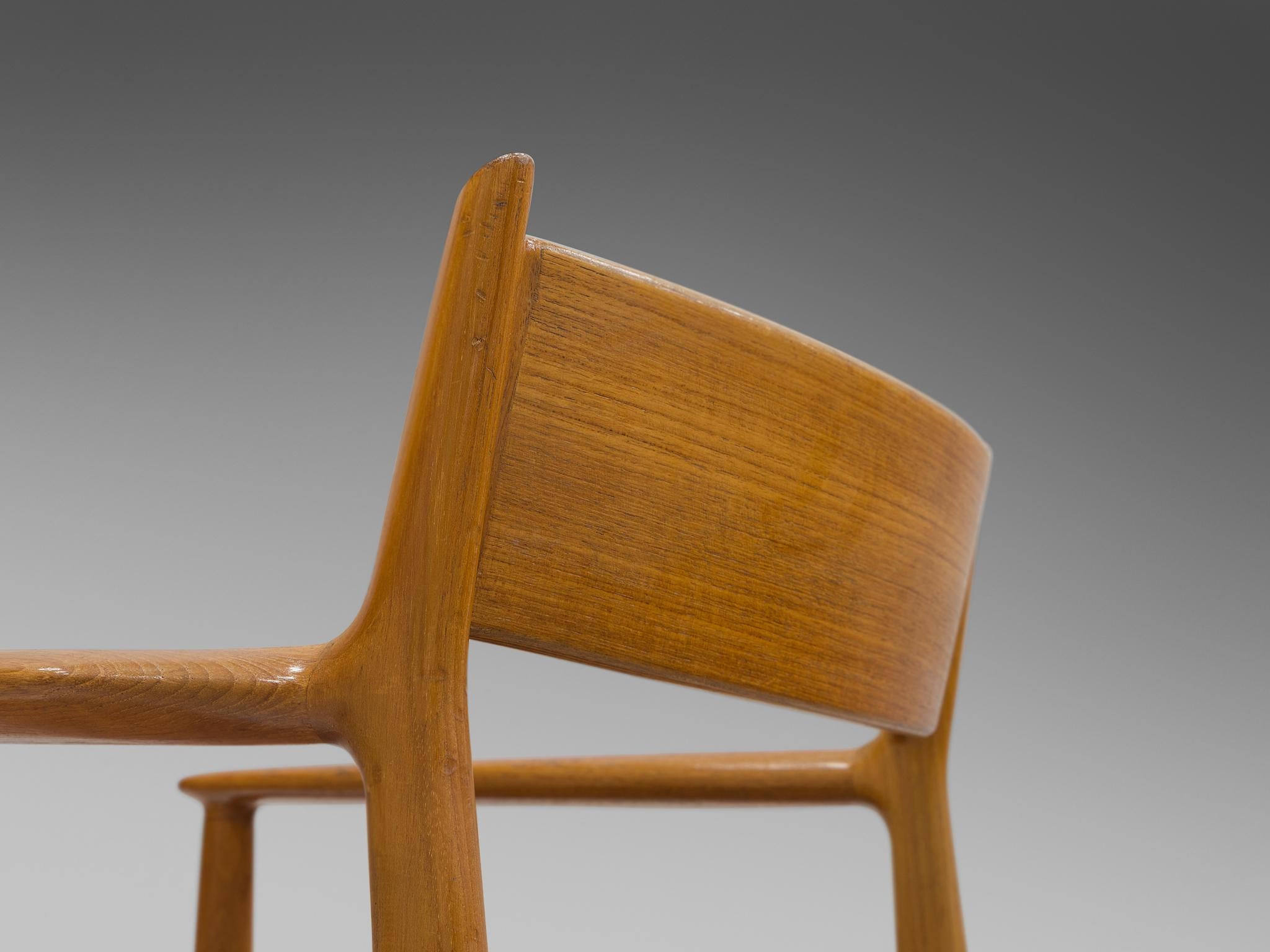 Scandinavian Modern Arne Vodder for Sibast Møbler Set of Ten Dining Chairs in Teak
