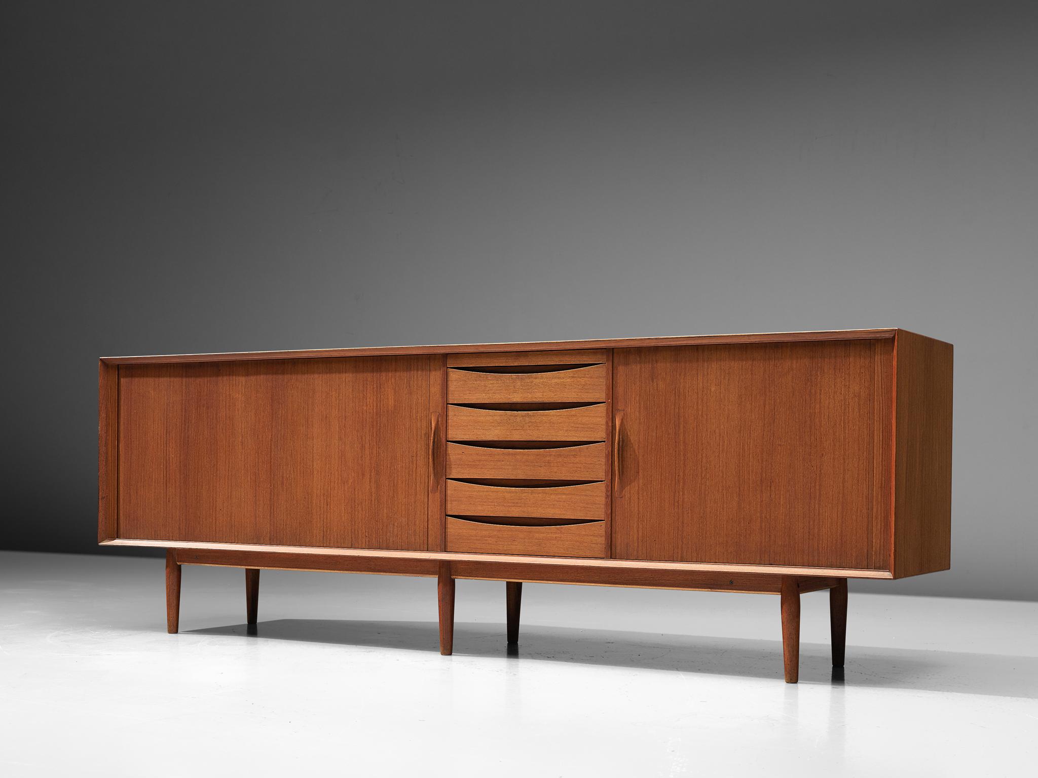 Arne Vodder für Sibast Møbler Sideboard aus Teakholz (Skandinavische Moderne)