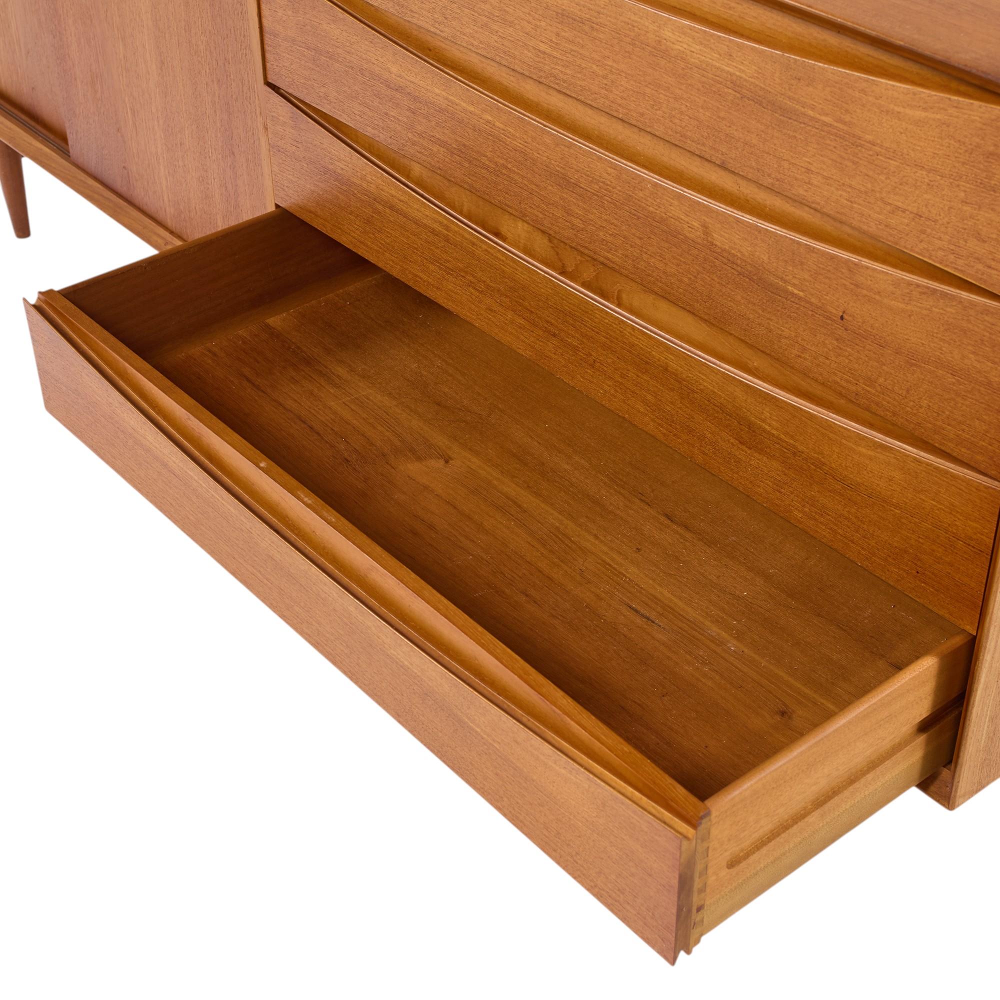 Arne Vodder for Sibast Mid Century Danish Teak Credenza For Sale 5