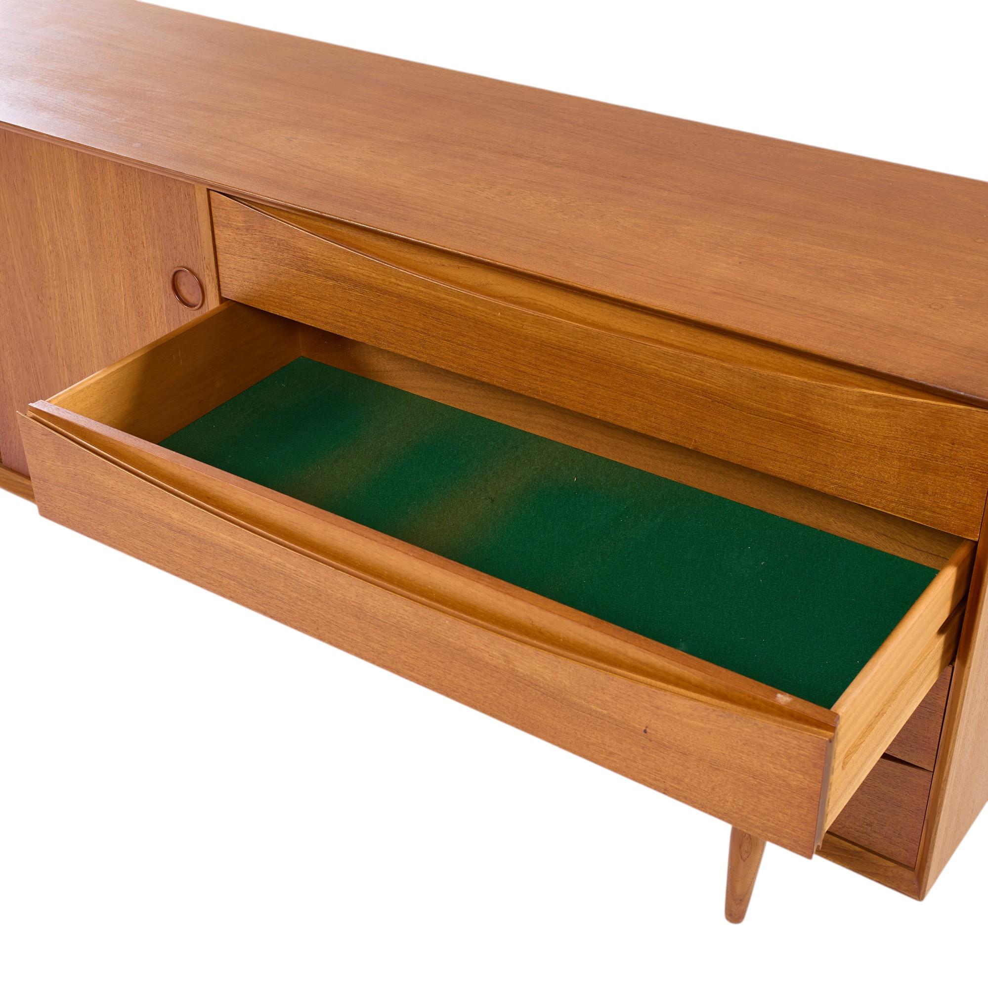 Arne Vodder for Sibast Mid Century Danish Teak Credenza For Sale 4