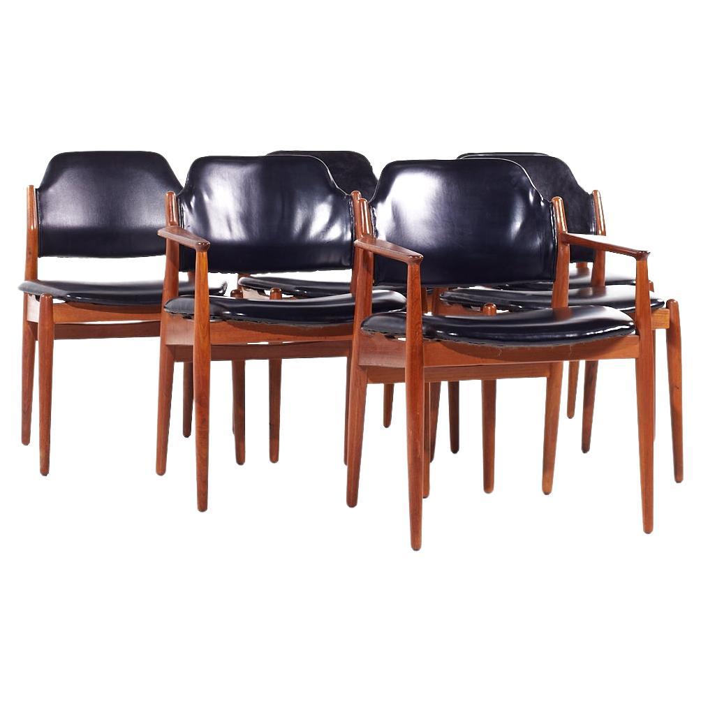 SOLD 05/12/25 Arne Vodder for Sibast Mid Century Teak Dining Chairs - Set of 6