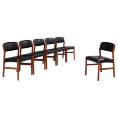 Arne Vodder for Sibast Mid-Century Dining Chairs, Set of 6