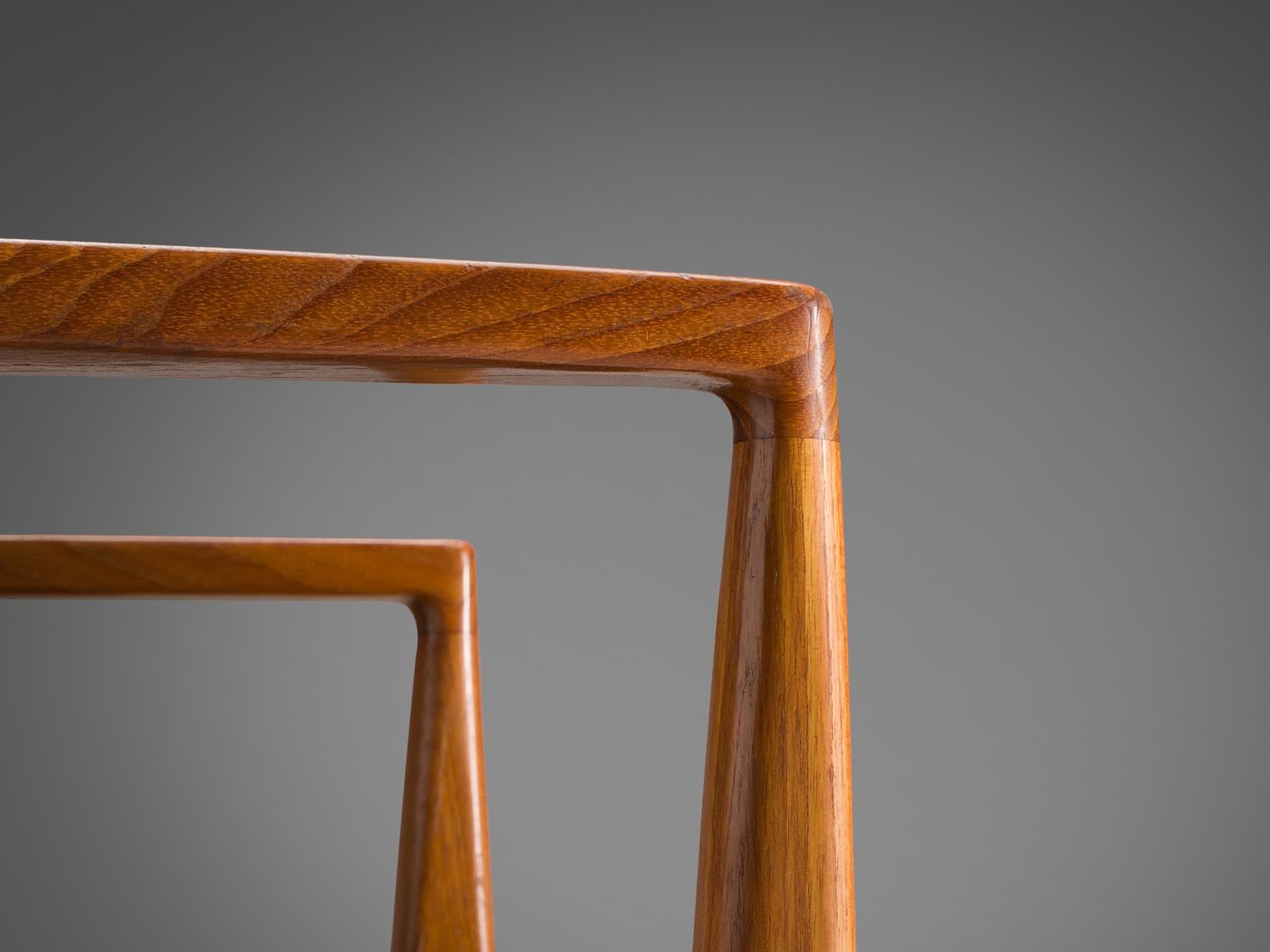 Danish Arne Vodder for Sibast Møbler Armchair in Teak and Leather For Sale