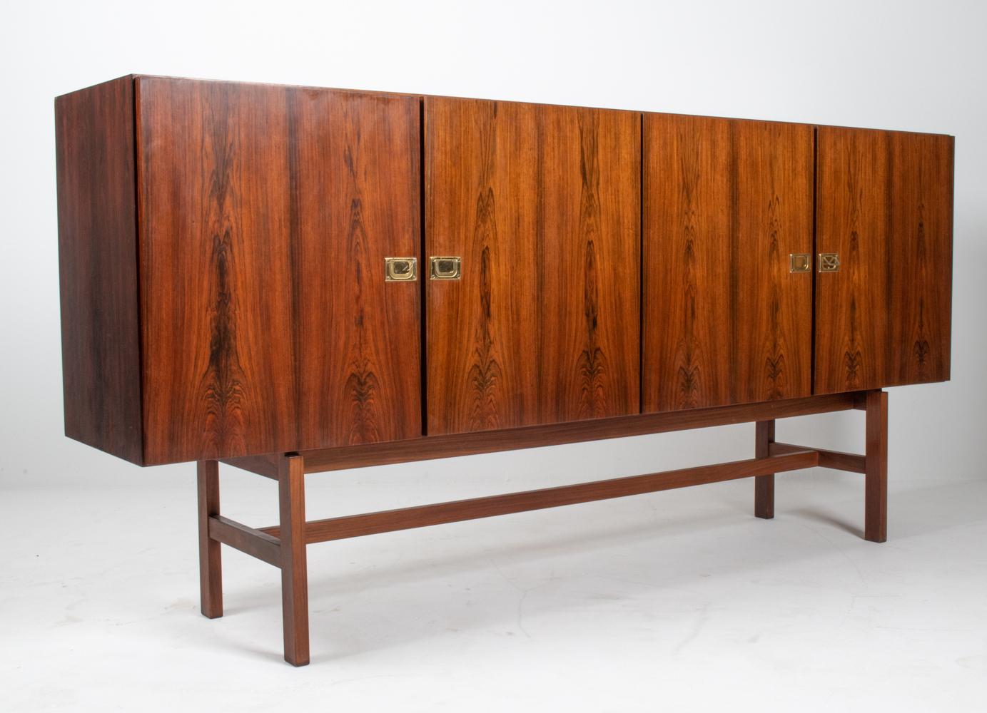 AUCTIONED Arne Vodder for Sibast Rosewood Sideboard with Bar, circa 1960s
