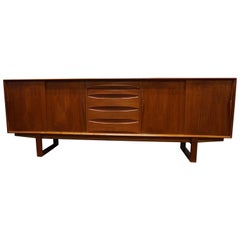 Arne Vodder for Sibast Sled-Leg Teak Credenza