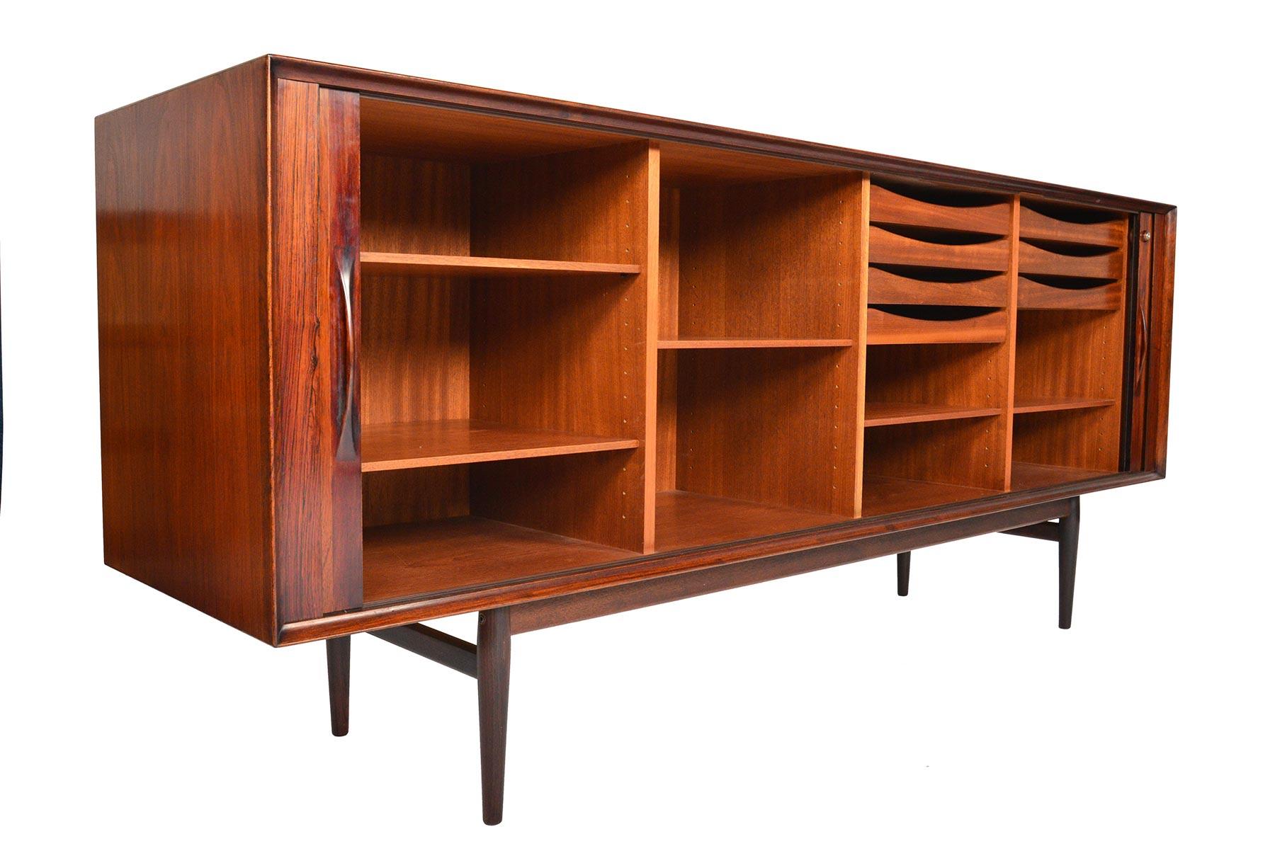 Arne Vodder for Sibast Tambour Credenza in Rosewood 1