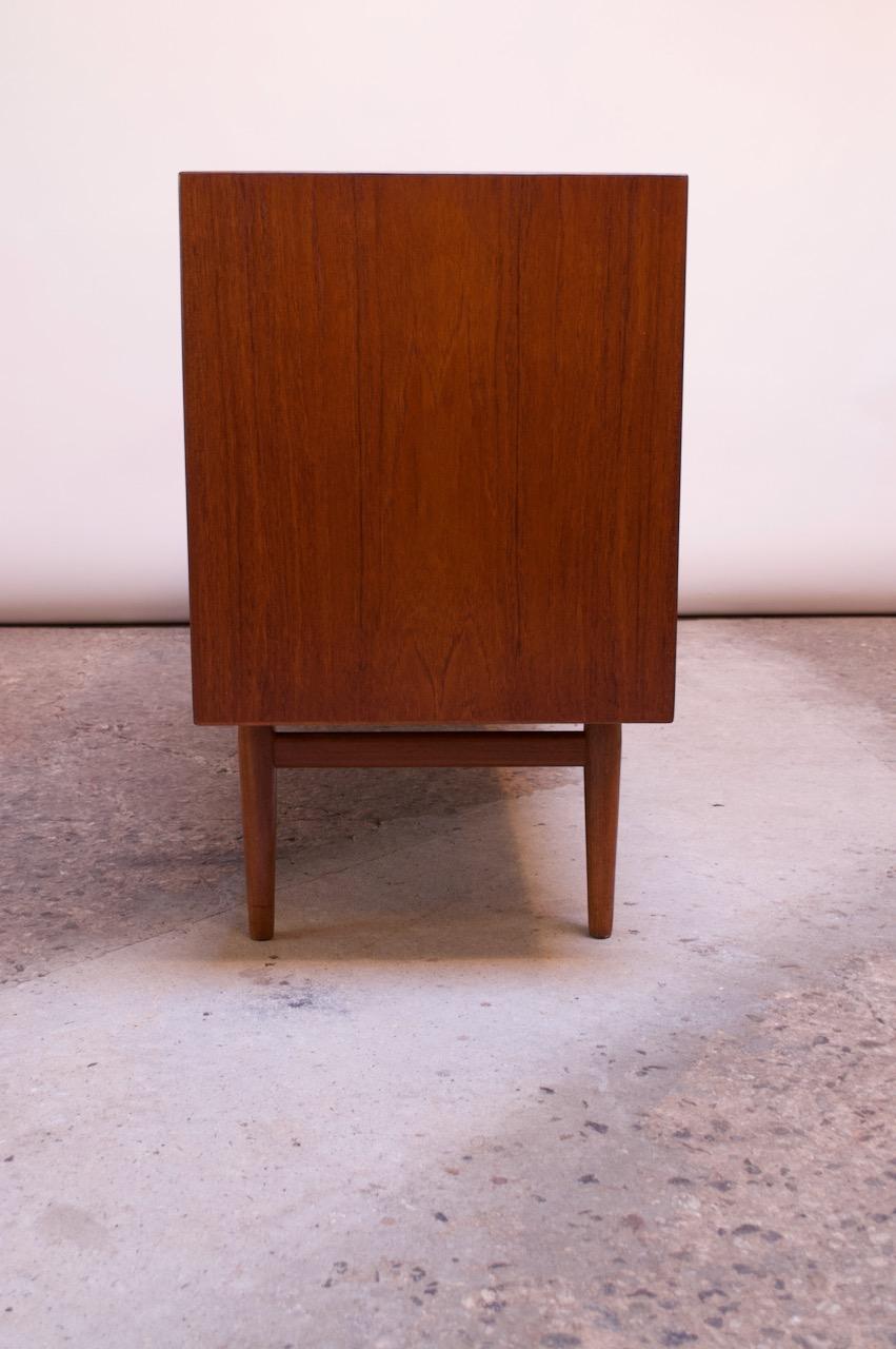 Danish Arne Vodder for Sibast Tambour-Door Teak Credenza Model 37