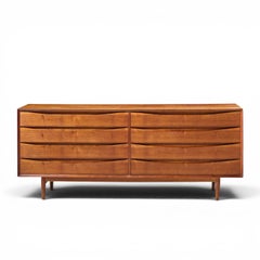 Comò a 8 cassetti in teak danese “Mid Century” di Arne Vodder per Sibast Triennale
