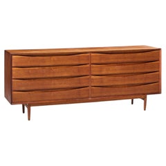Comò a 8 cassetti in teak danese “Mid Century” di Arne Vodder per Sibast Triennale